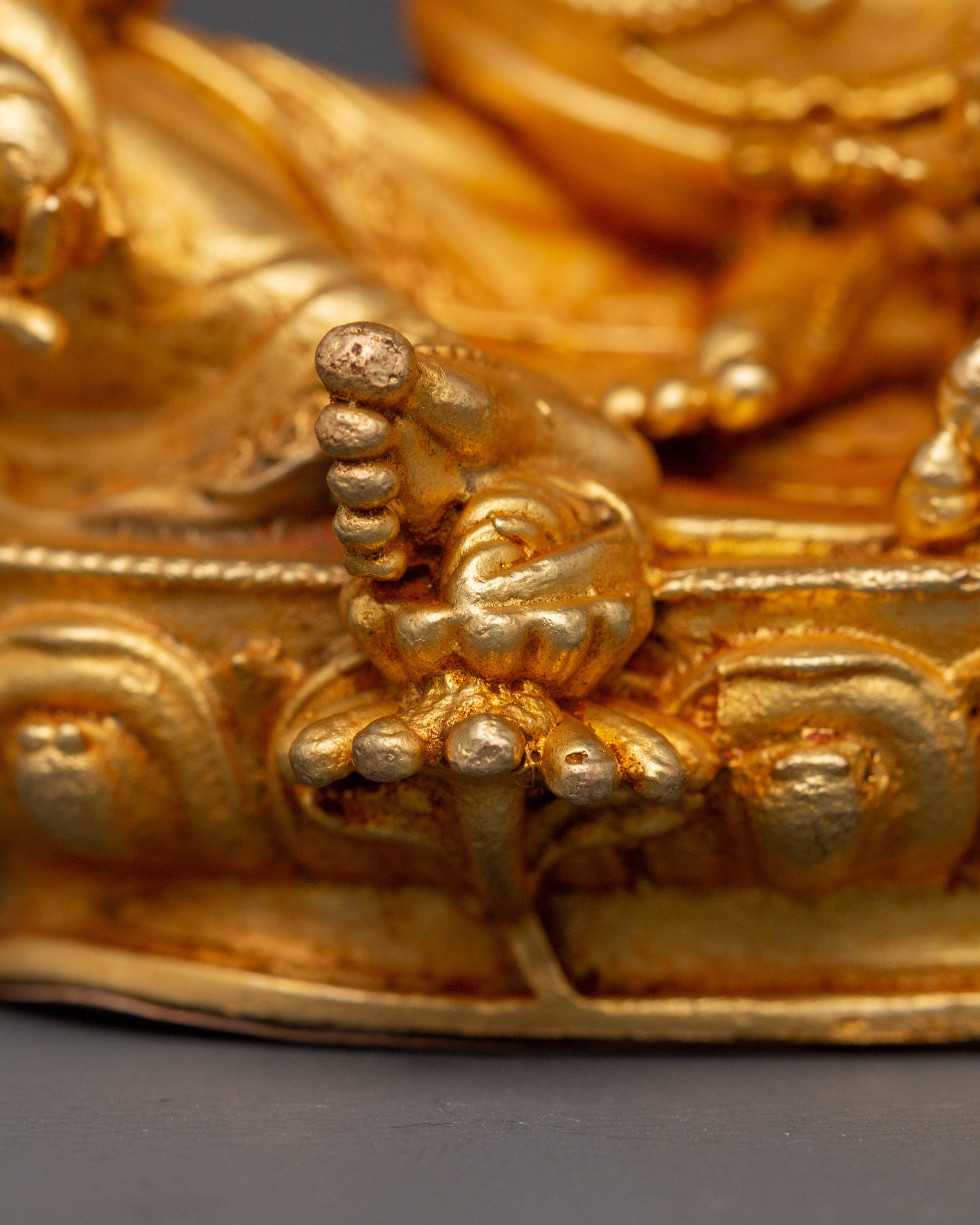 Lord of Wealth Dzambala Statue | Wrathful Fierce Buddhist Sculpture
