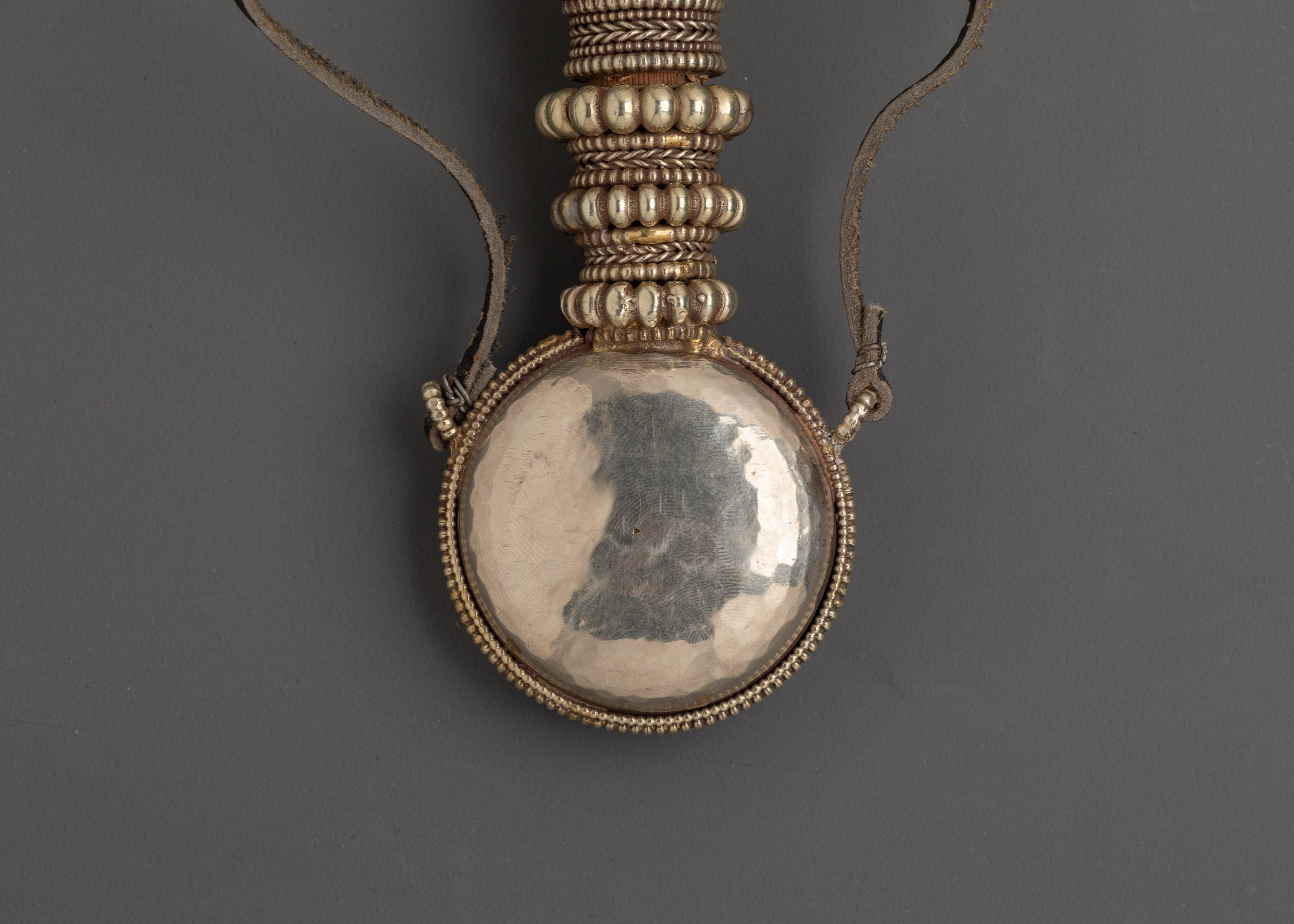 Traditional White Metal Snuff Bottle | Elegant Craftsmanship for Collectors