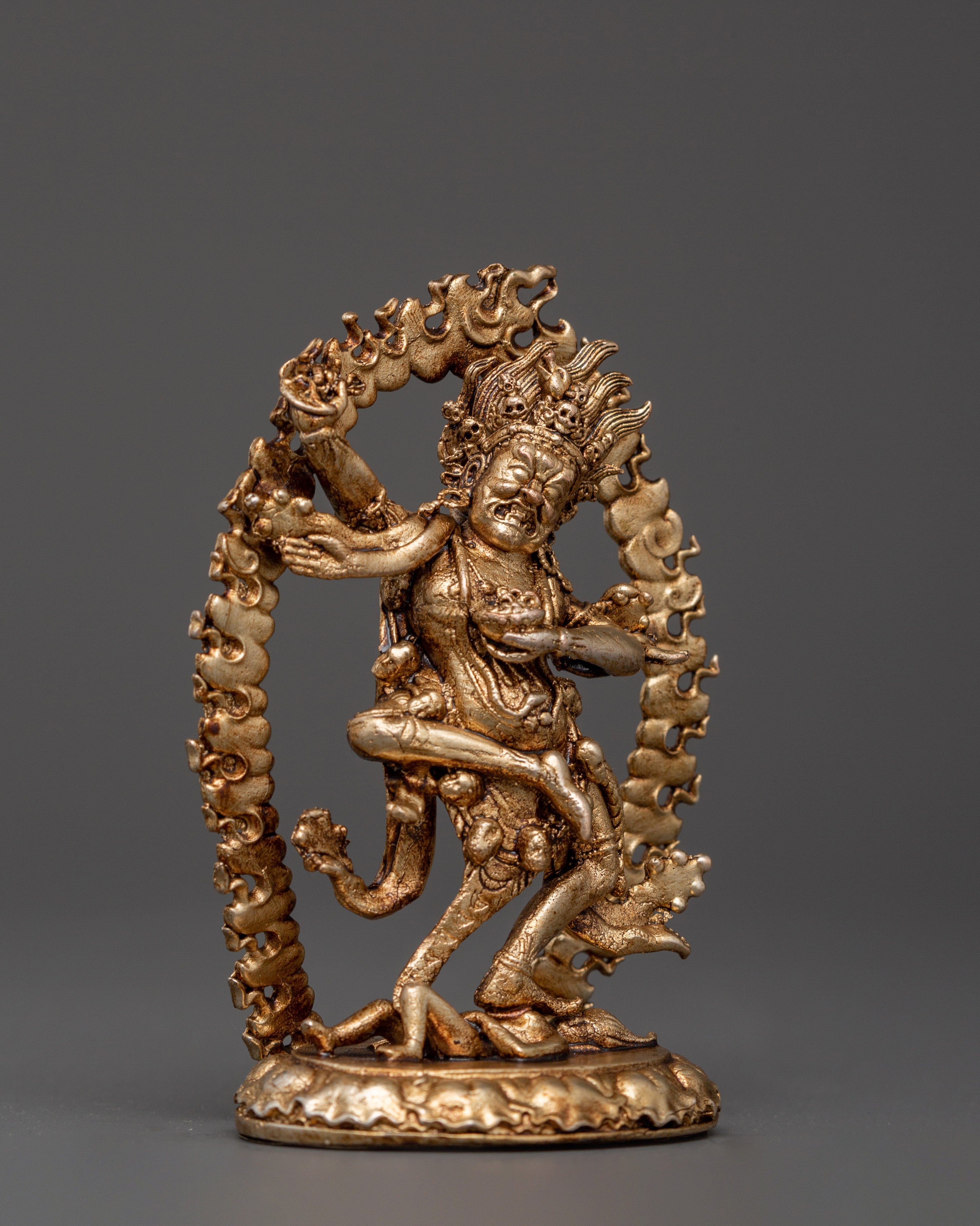 Troma Nagmo Wrathful Dakini Statue | Tibetan Wisdom Deity for Cho Practice, Altar & Ritual