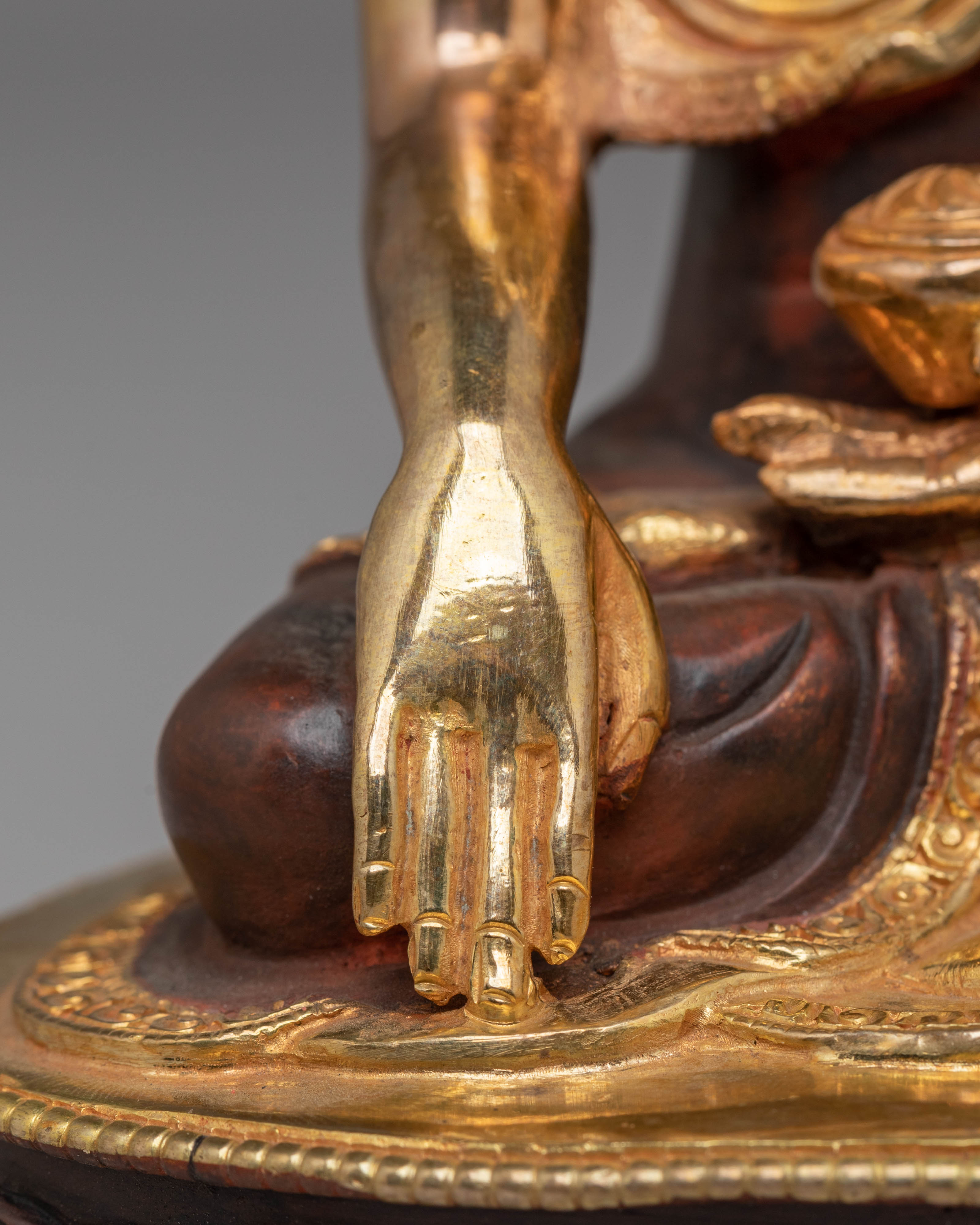 Buddha Shakyamuni Copper Statue | Handmade Tibetan Art