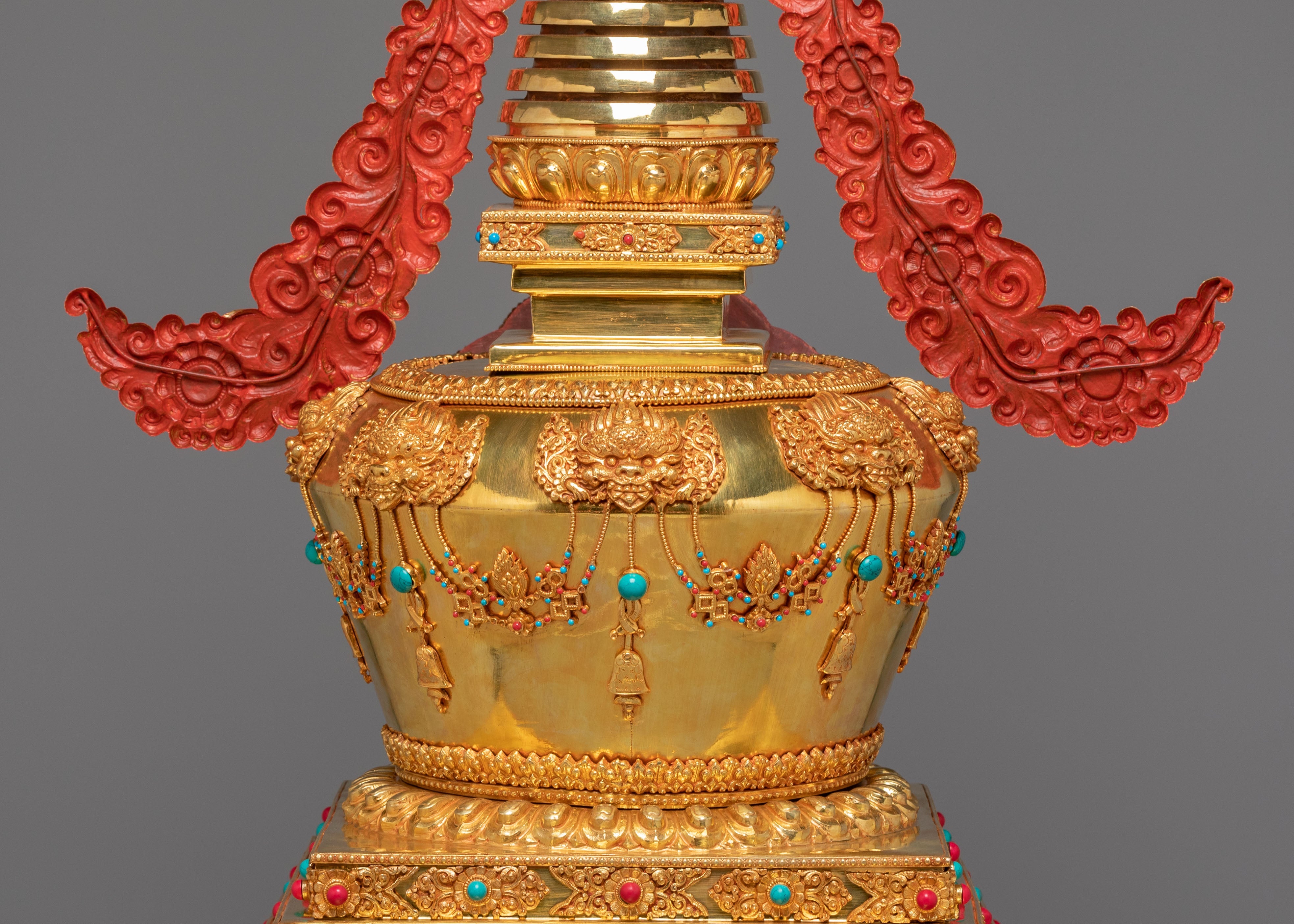 Traditional Spiritual Enlightenment Stupa | Handmade Buddhist Shrine
