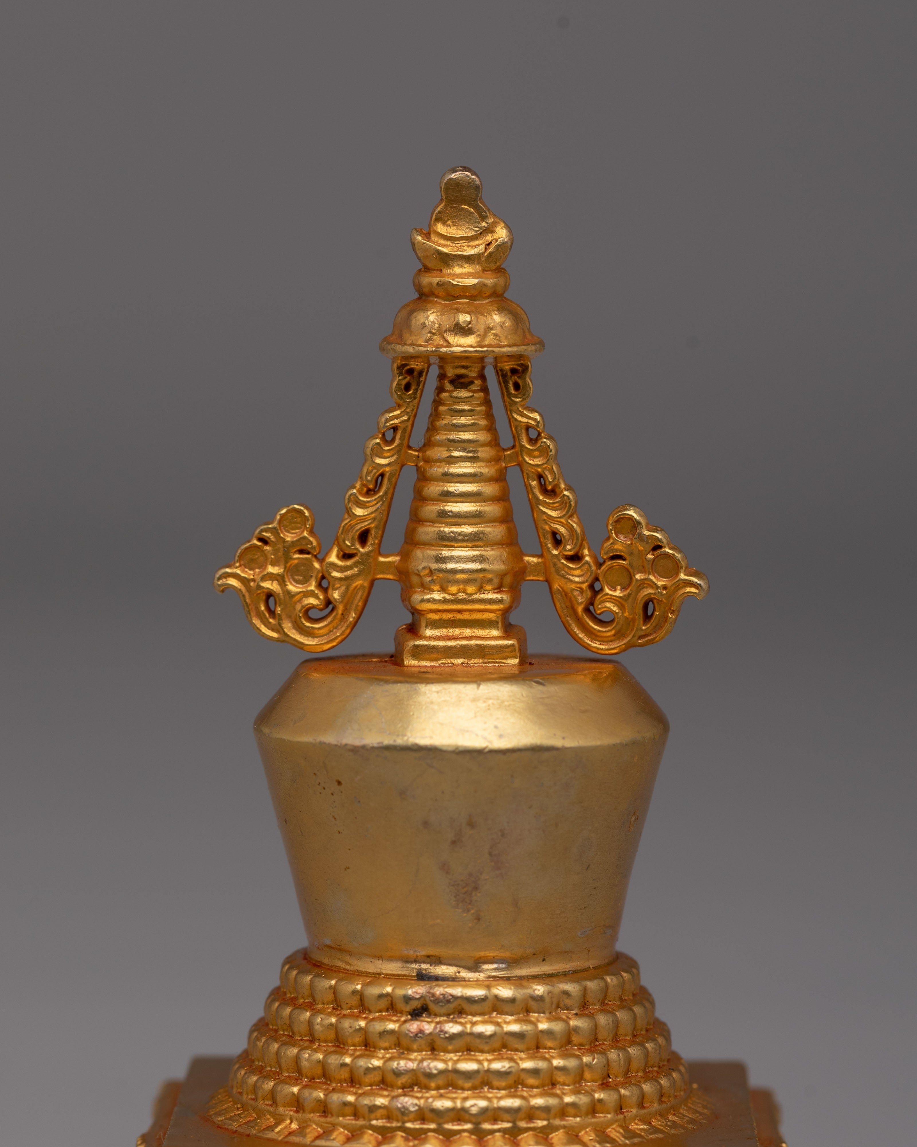 Sacred Tibetan Lotus Blossom Stupa | Buddhist Symbol of Enlightenment