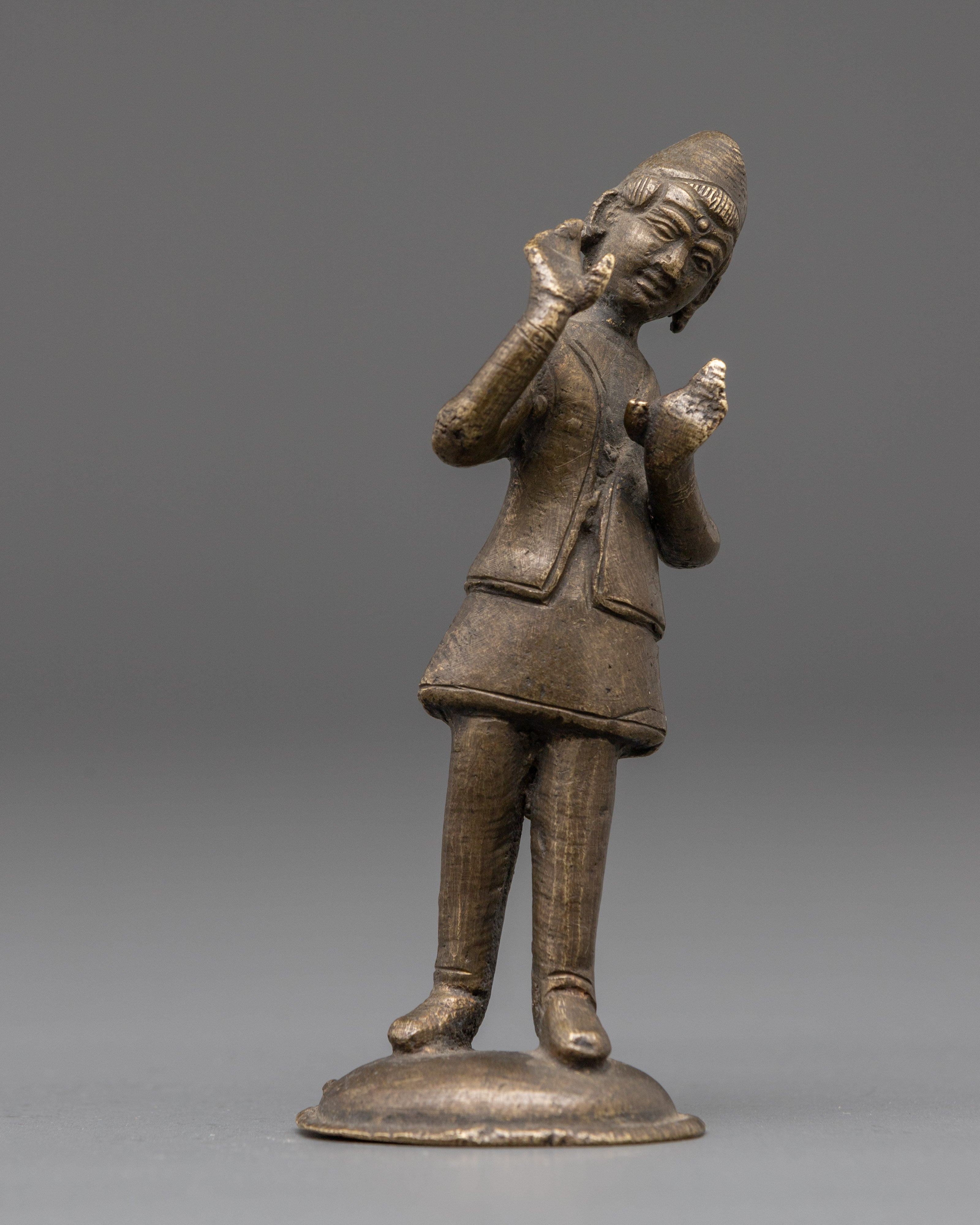 Brass Musical Statue | Nepalese Art