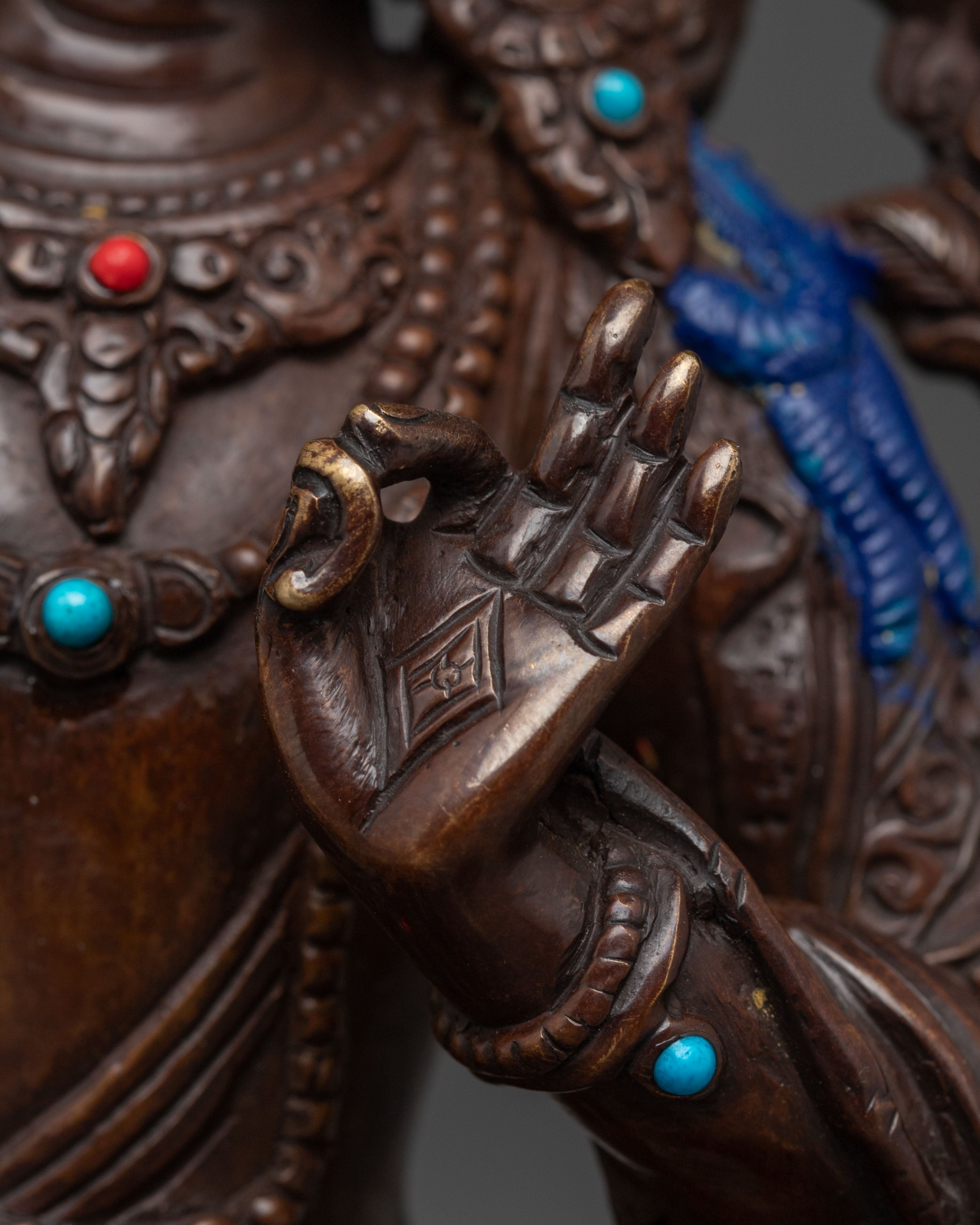 Wisdom Bodhisattva Manjughosa Statue | Handmade Nepali Art