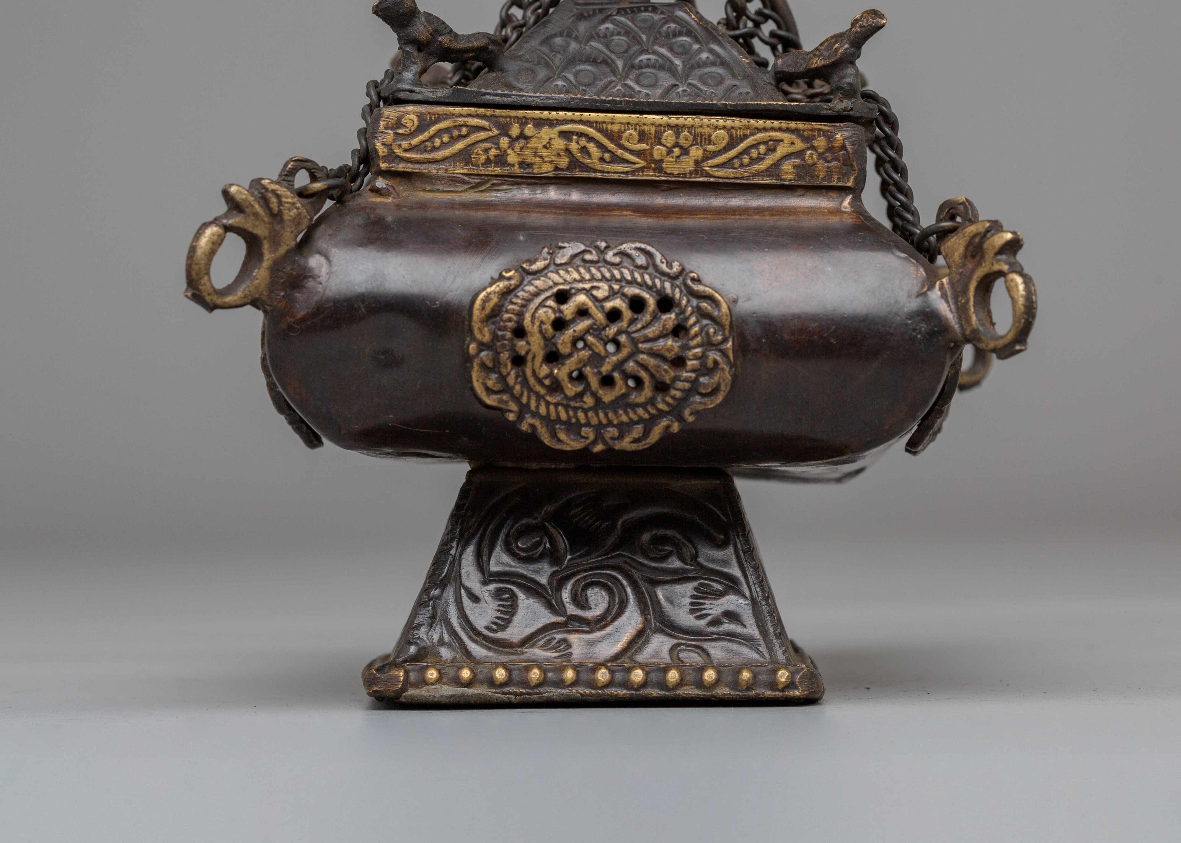 Buddhist Altar Incense Burner | A Sacred Ritual Tool for Spiritual Ceremonies