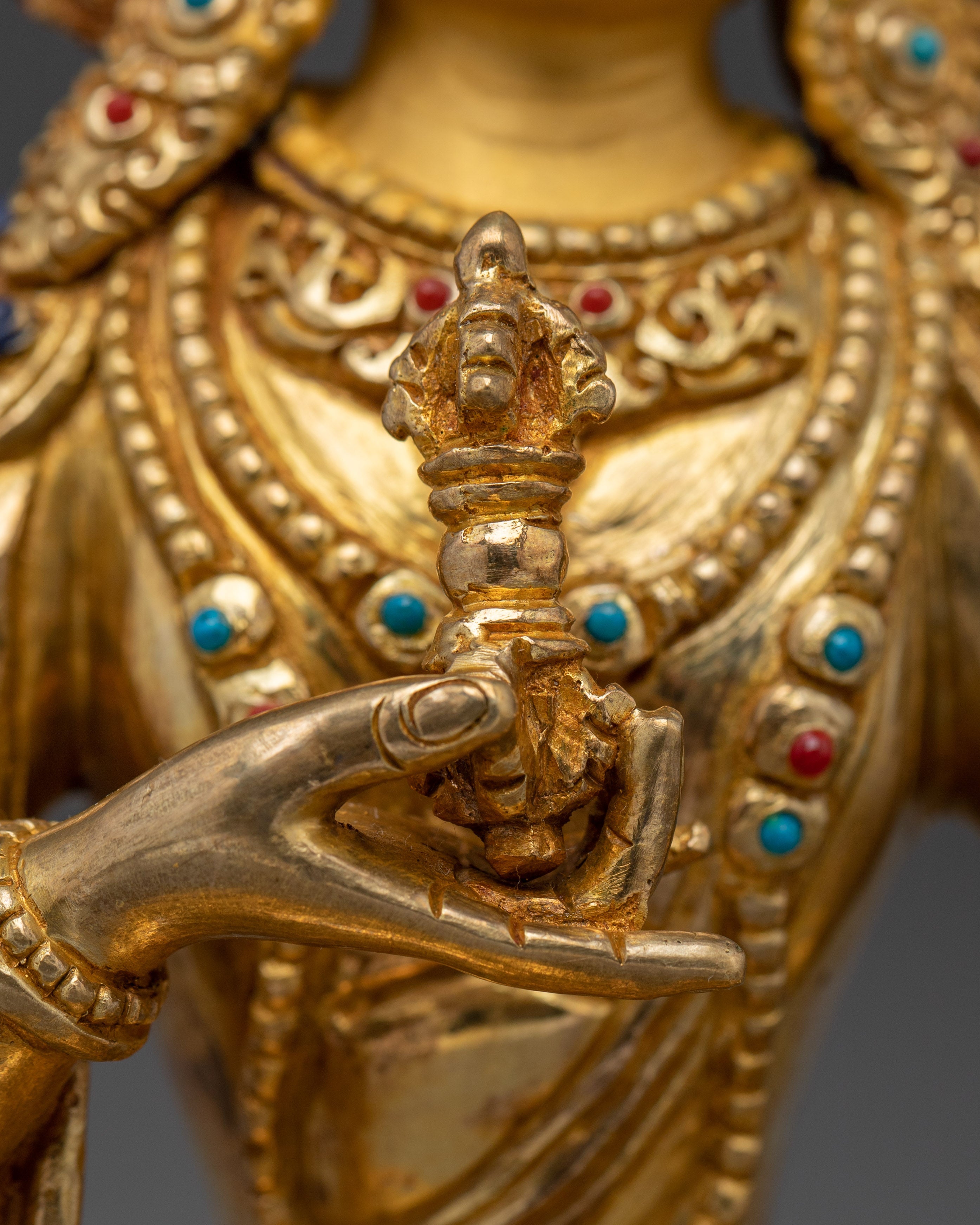 Sacred Buddhist Divine Purifier Deity Vajrasattva Statue | Buddhist Art
