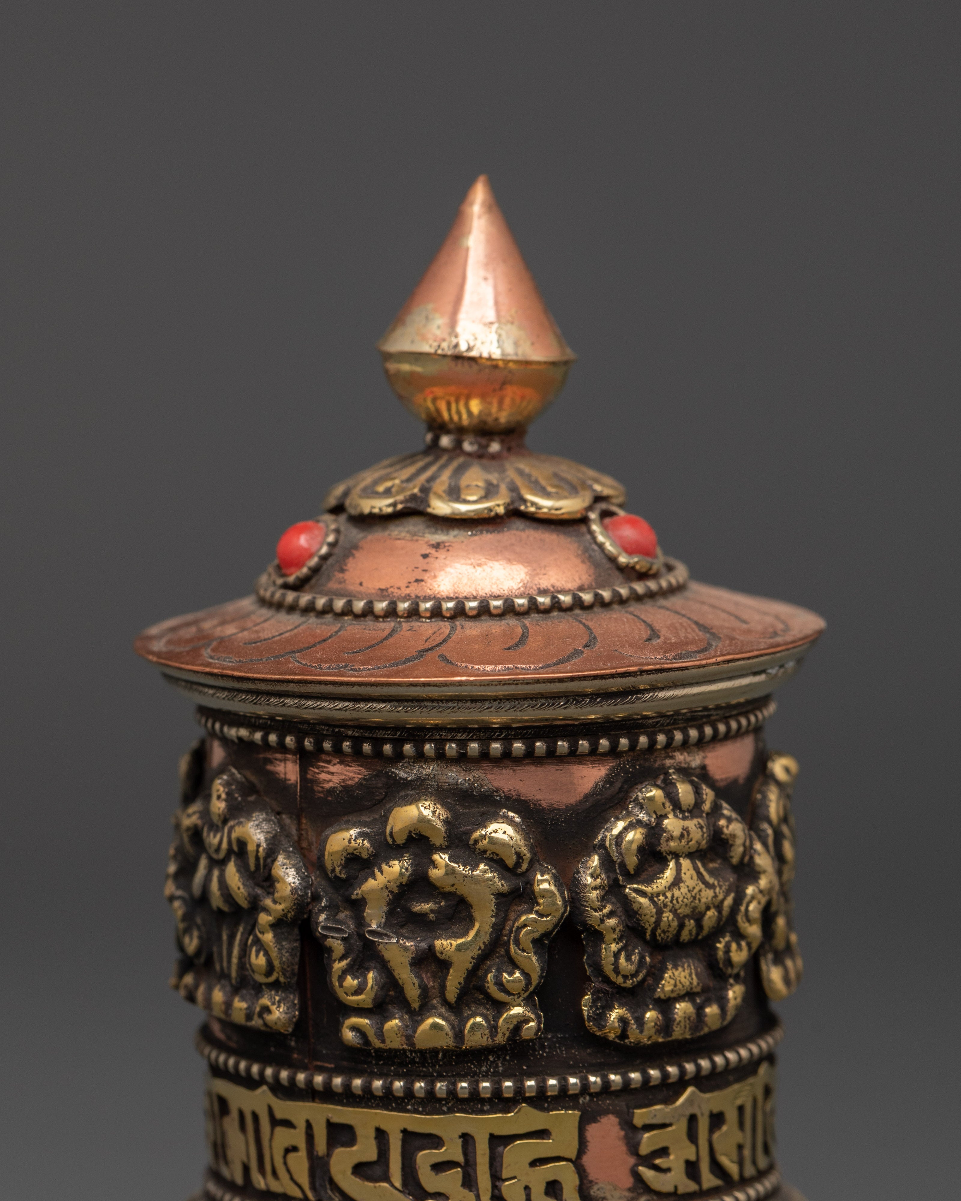 Spiritual Buddhist Mantra Prayer Wheel | Symbol of Spiritual Awakening