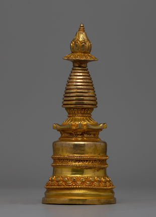 Tibetan Handmade Stupa  | Religious  Sculpture