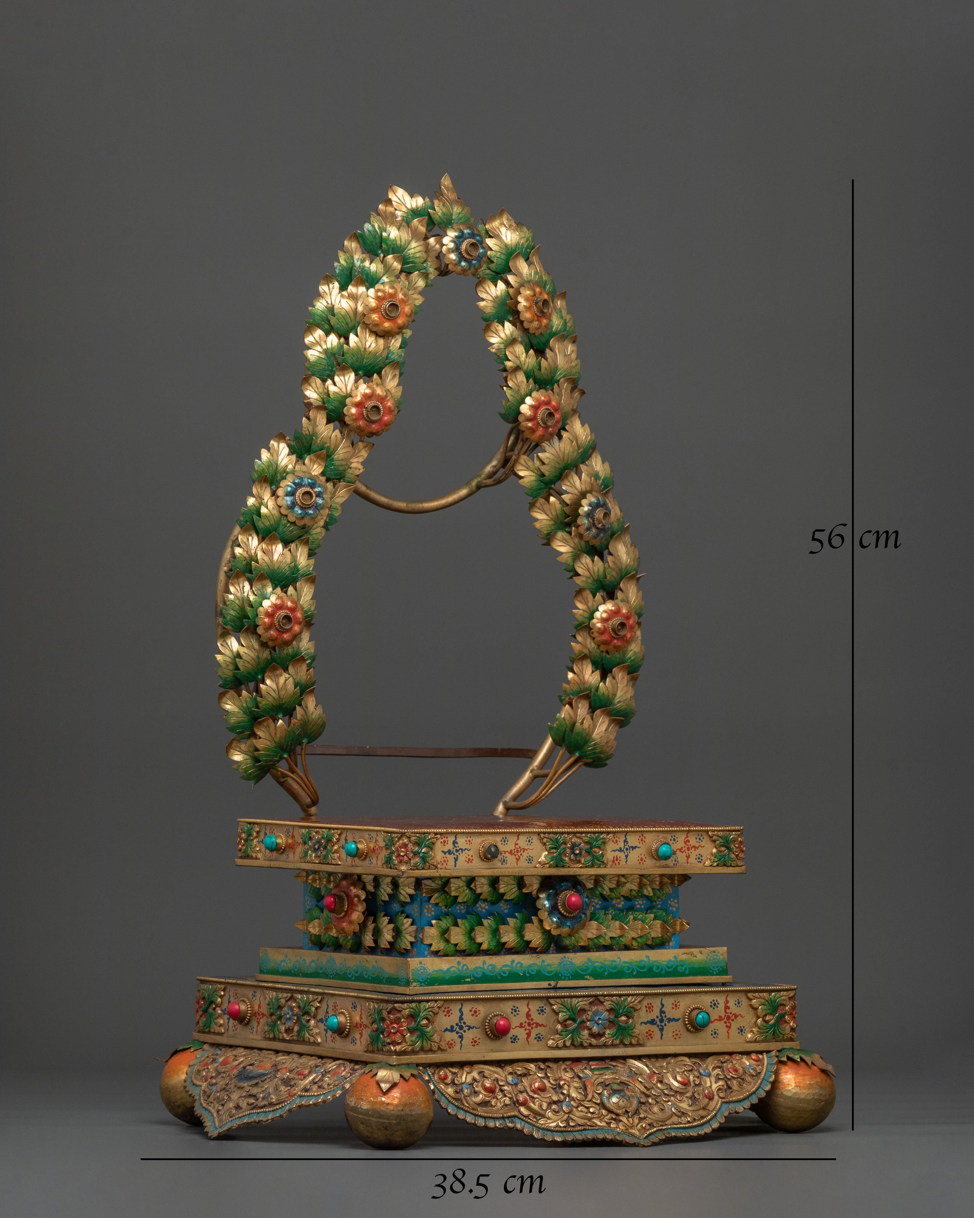 Handcrafted Buddhist Throne | Meditation Altar Decor