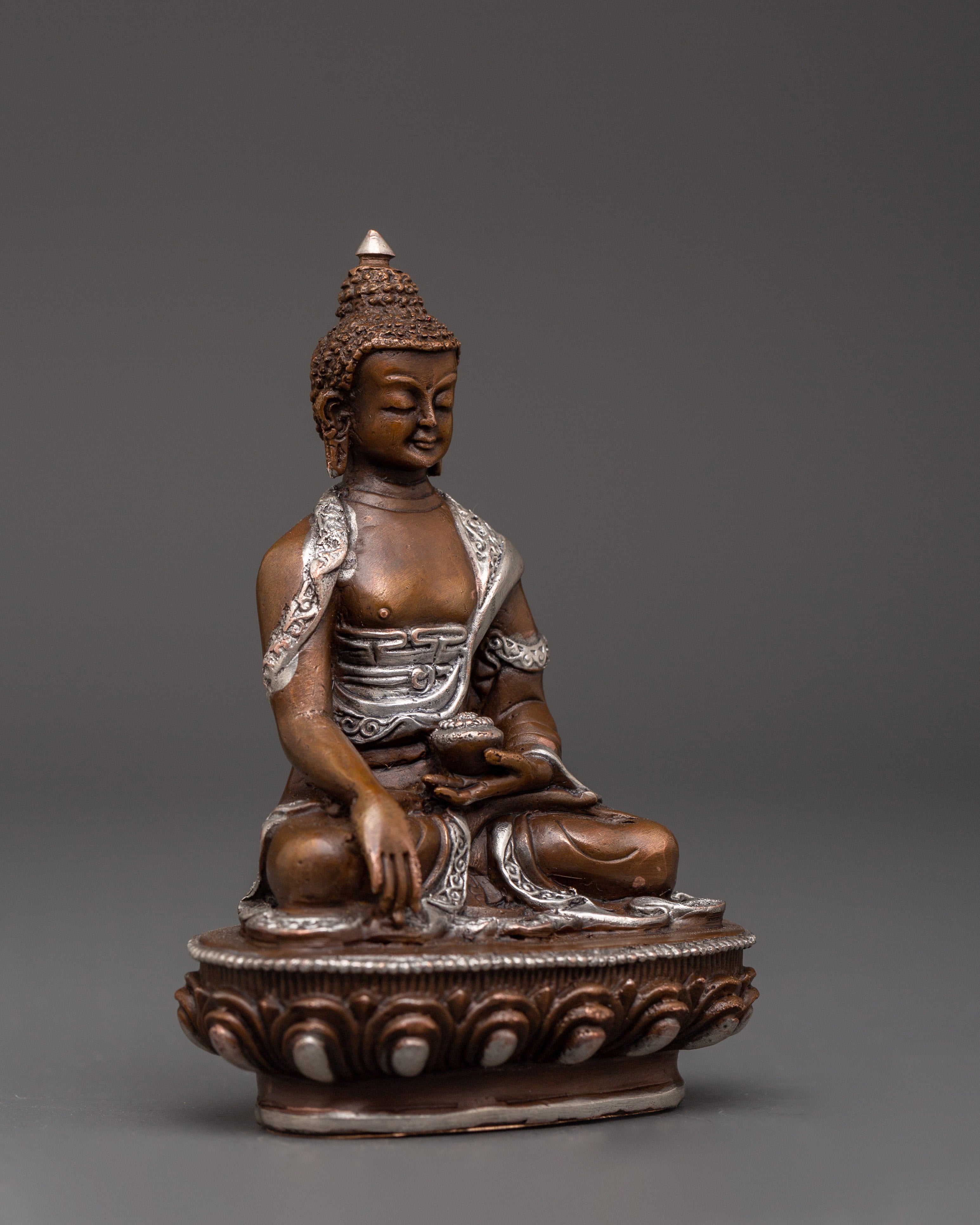Oxidized Shakyamuni Sculpture | Home Decor