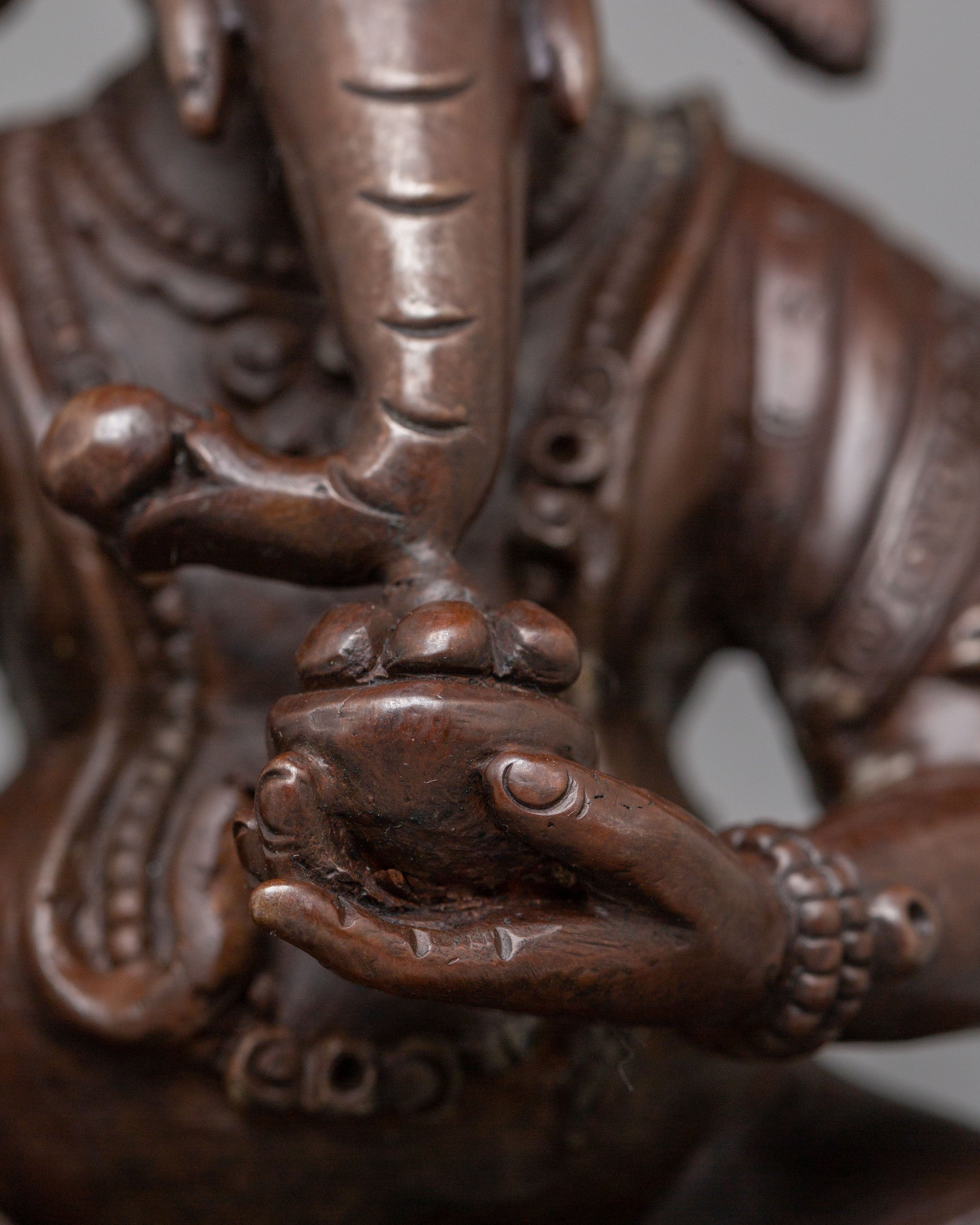 Sacred Statue of Hindu Deity Ganesha | Elephant God Spiritual Art