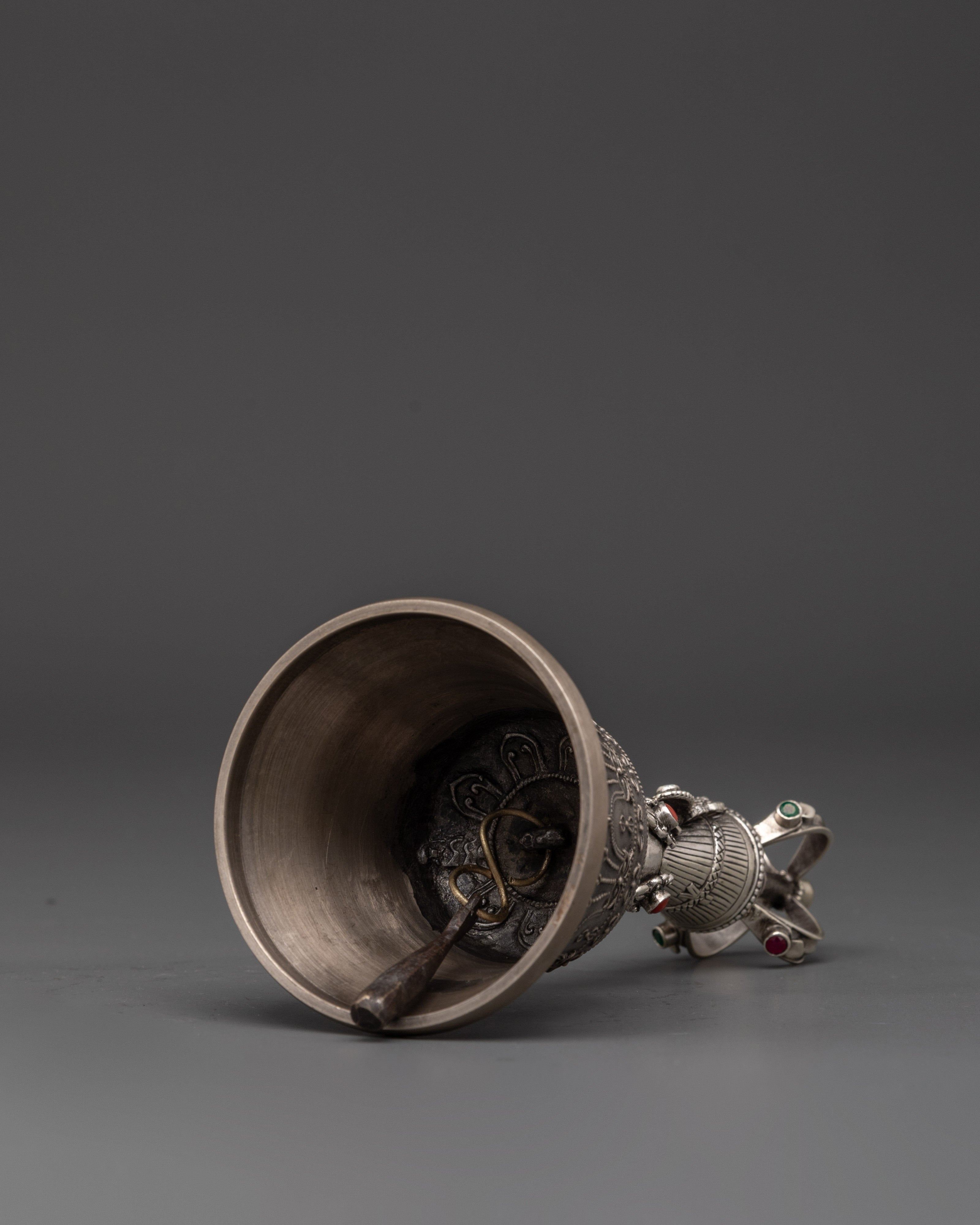 Silver Vajra Bell for Altar | Altar and Meditation