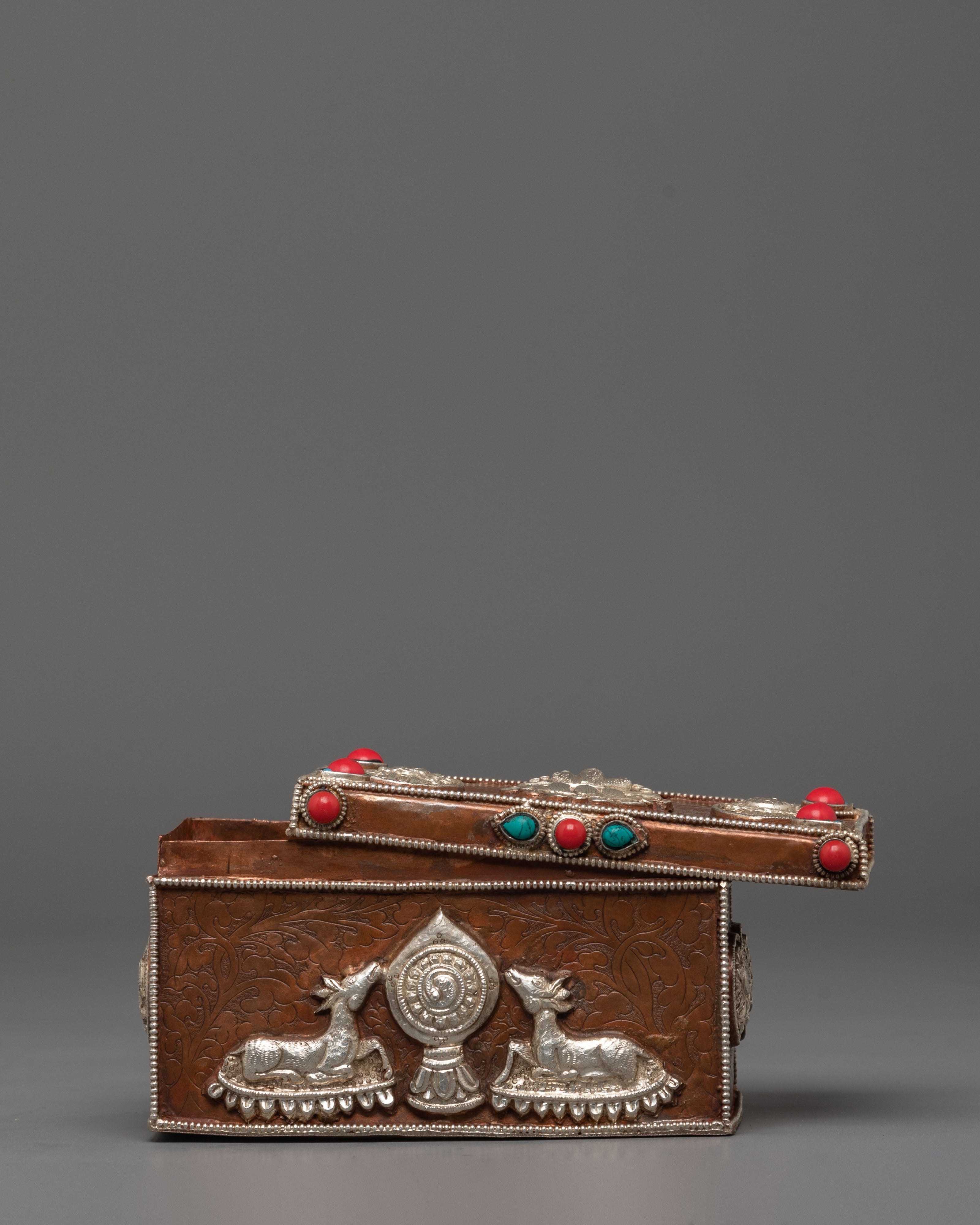Tibetan Dharma Wheel Box | Wheel of Dharma