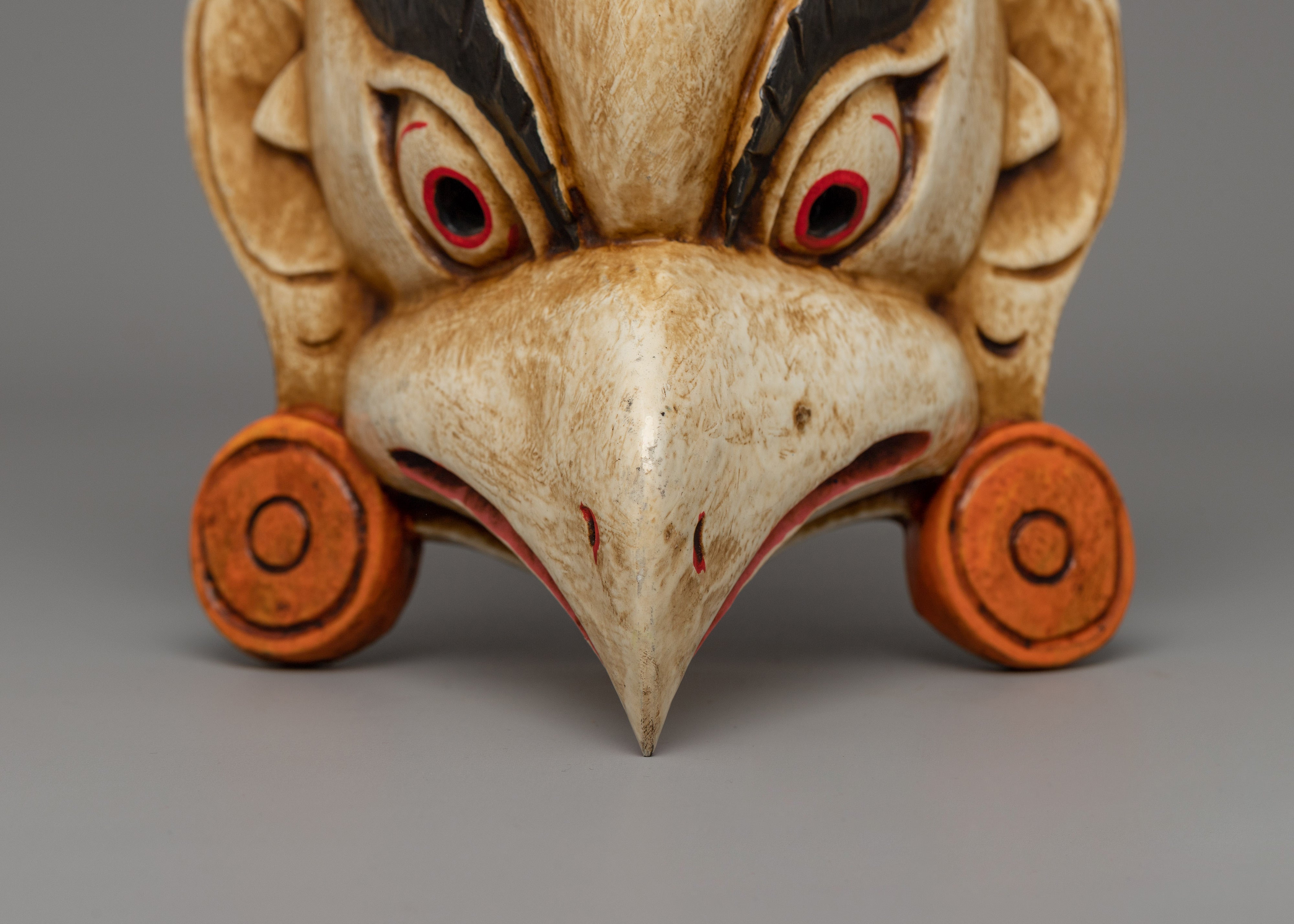 Powerful Garuda Mask | Handcrafted Wooden Spiritual Artifact
