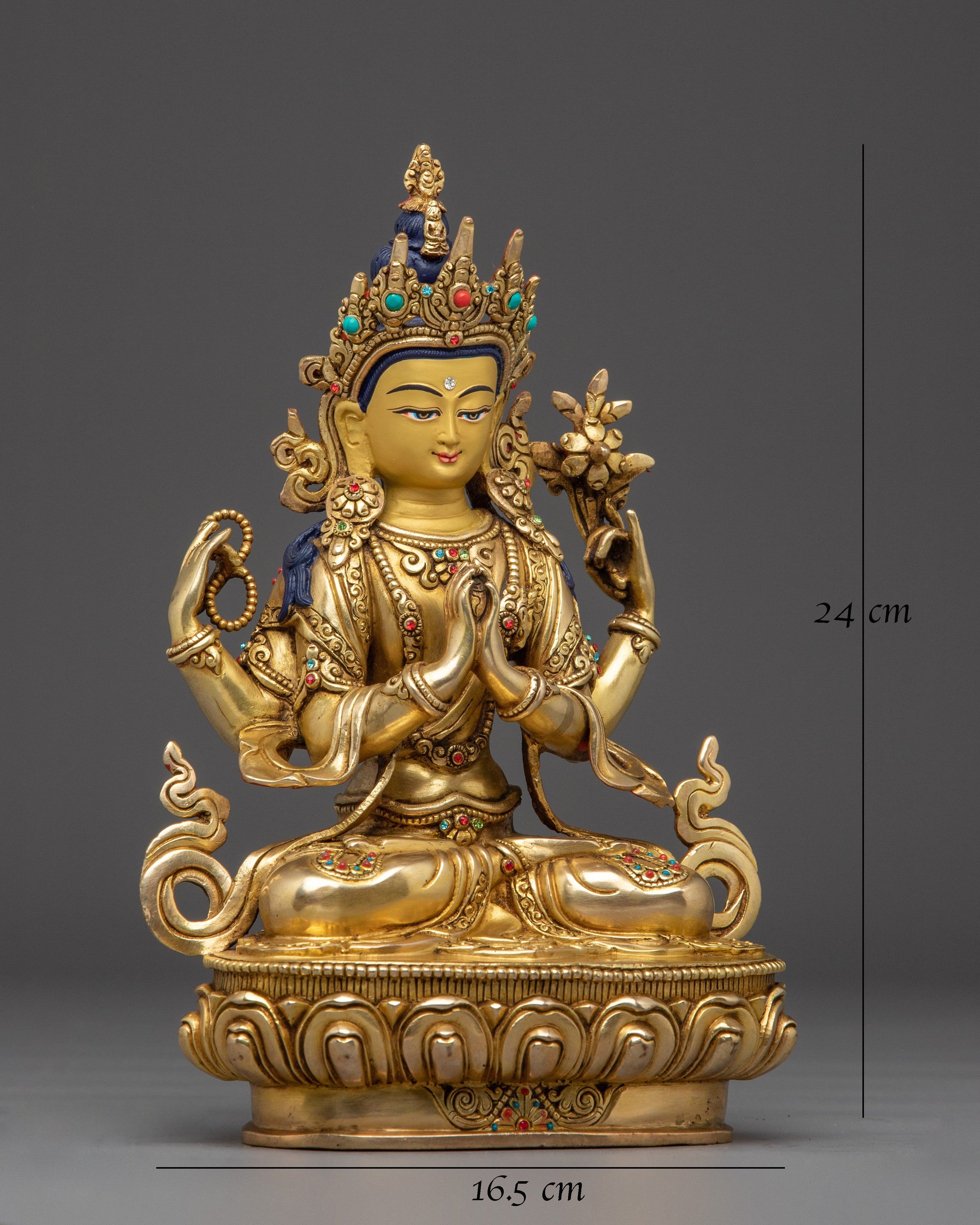Peaceful Avalokiteshvara Statue