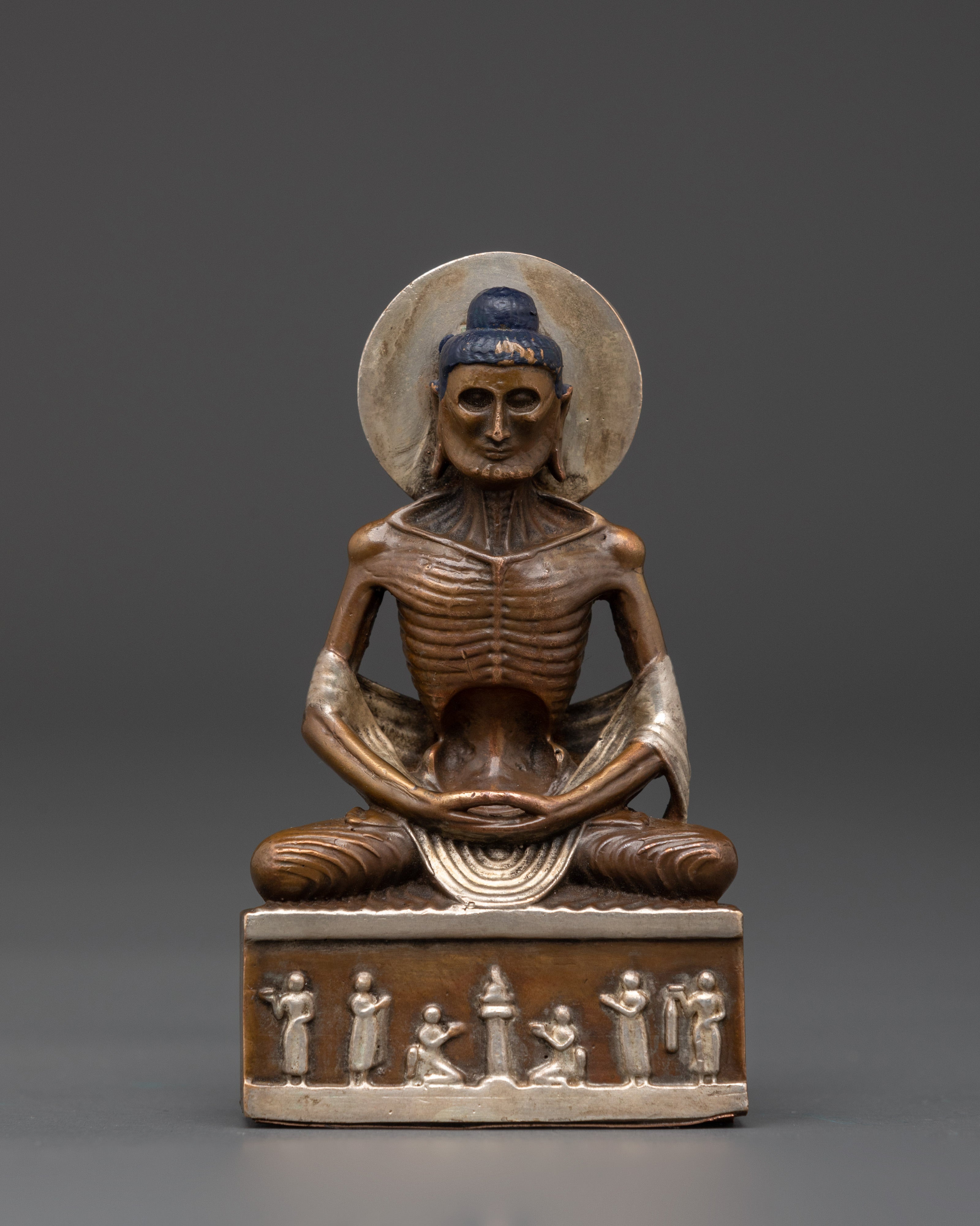 Fasting Oxidized Copper Shakyamuni buddha 