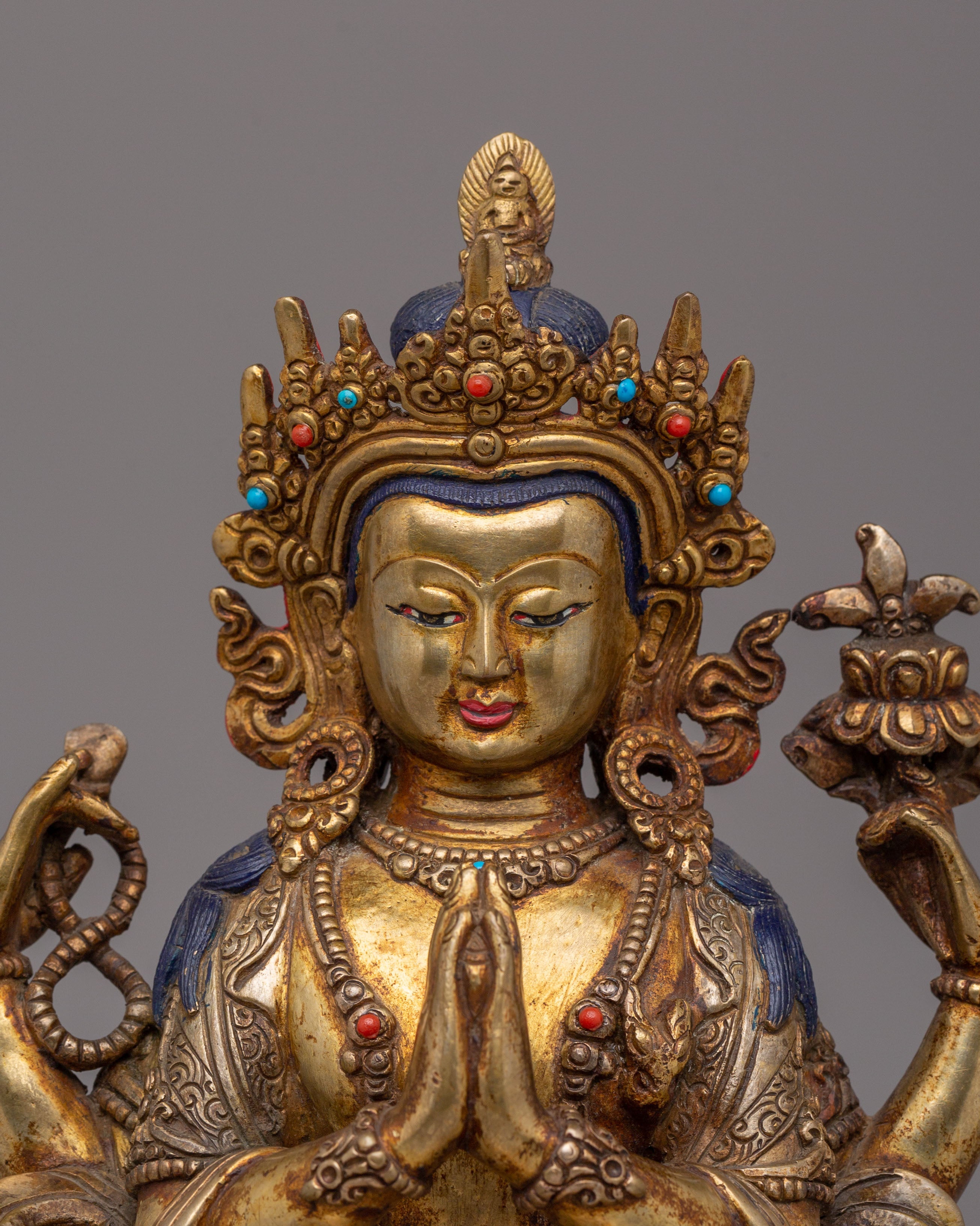Spiritual Chenrezig Deity Statue | Compassion Symbol
