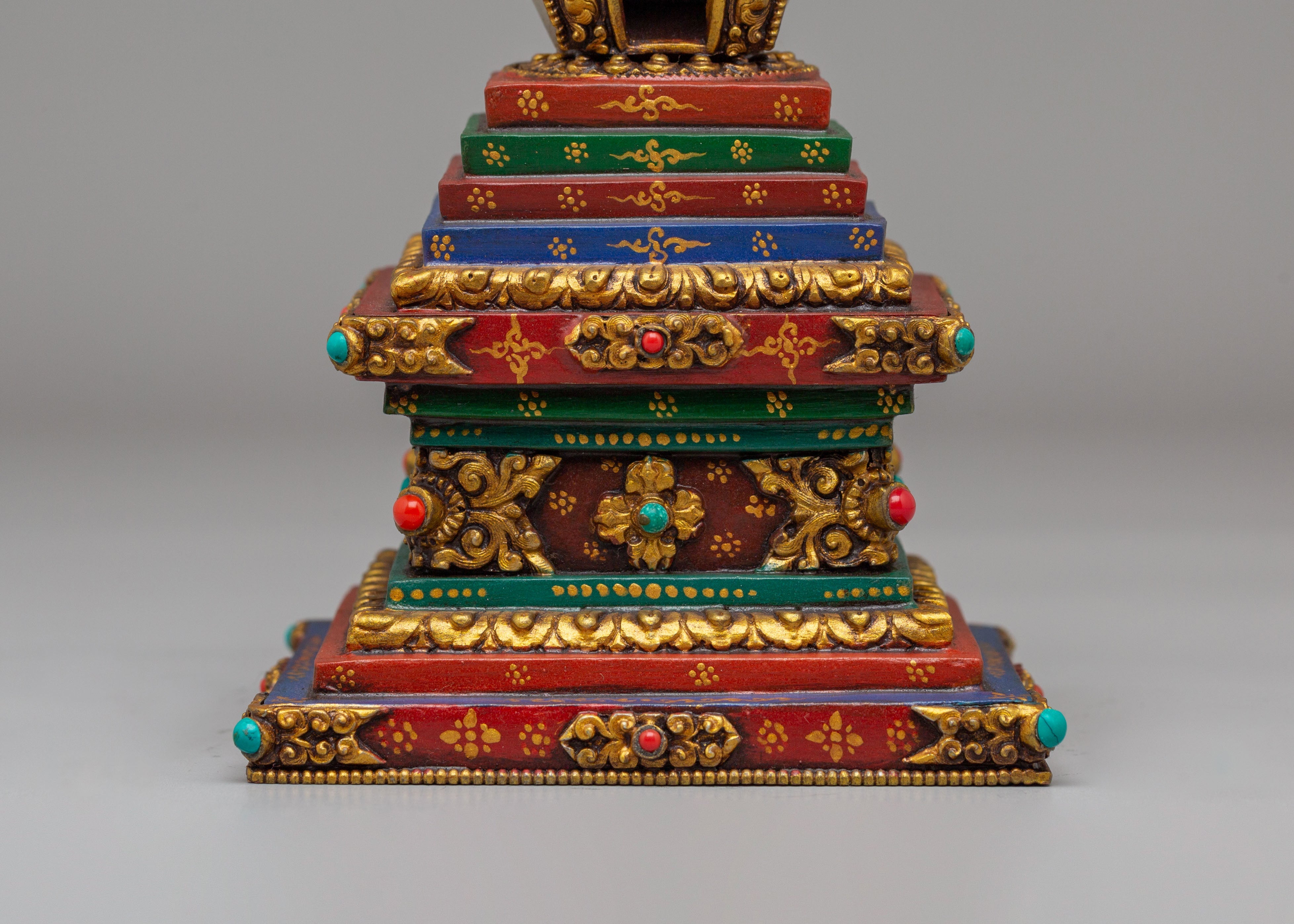 Spiritual Enlightenment Chorten | Handcrafted Tibetan Buddhist Stupa