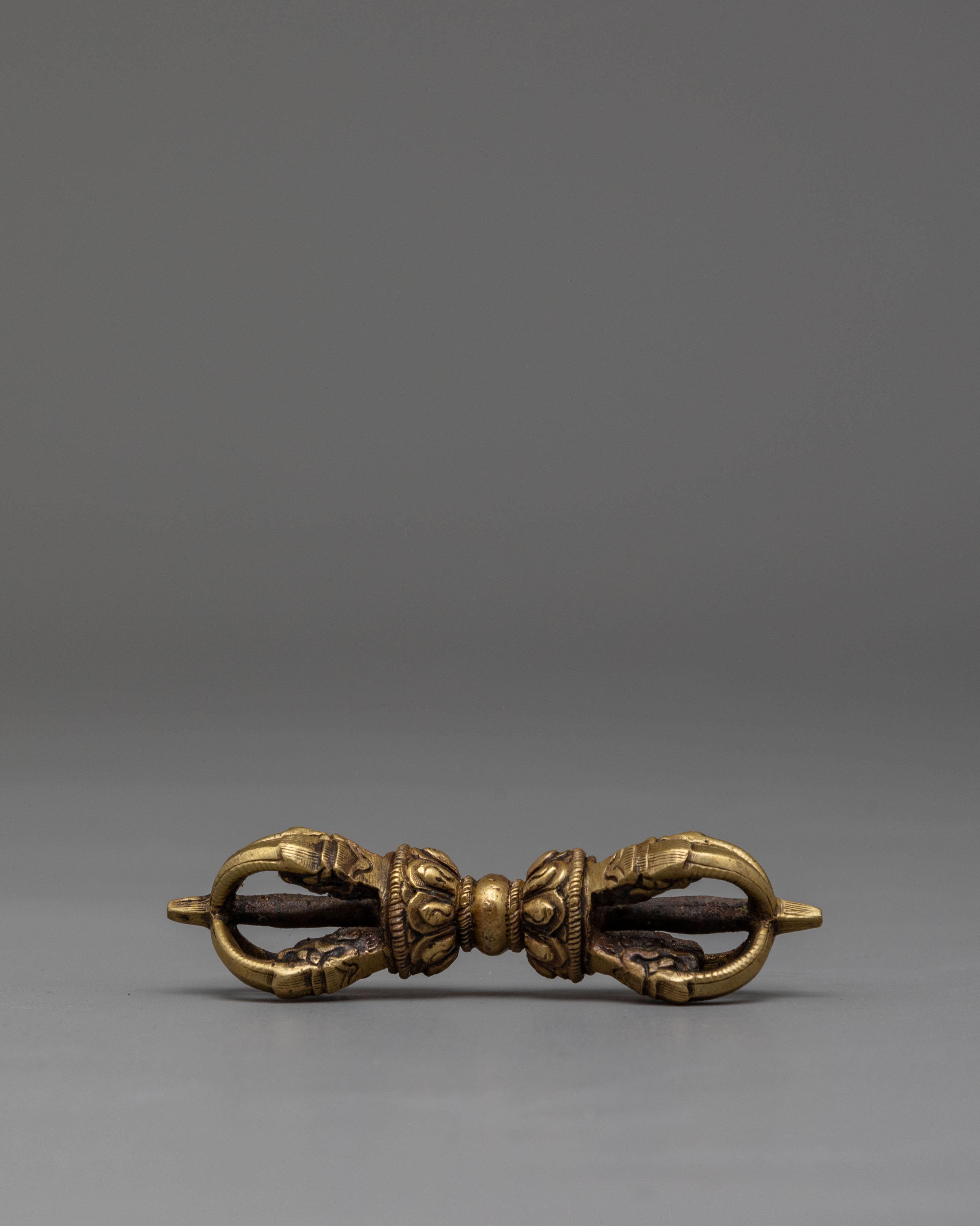 Handmade Vajra and Bell Set | Spiritual Brass and Bronze Buddhist Iconography