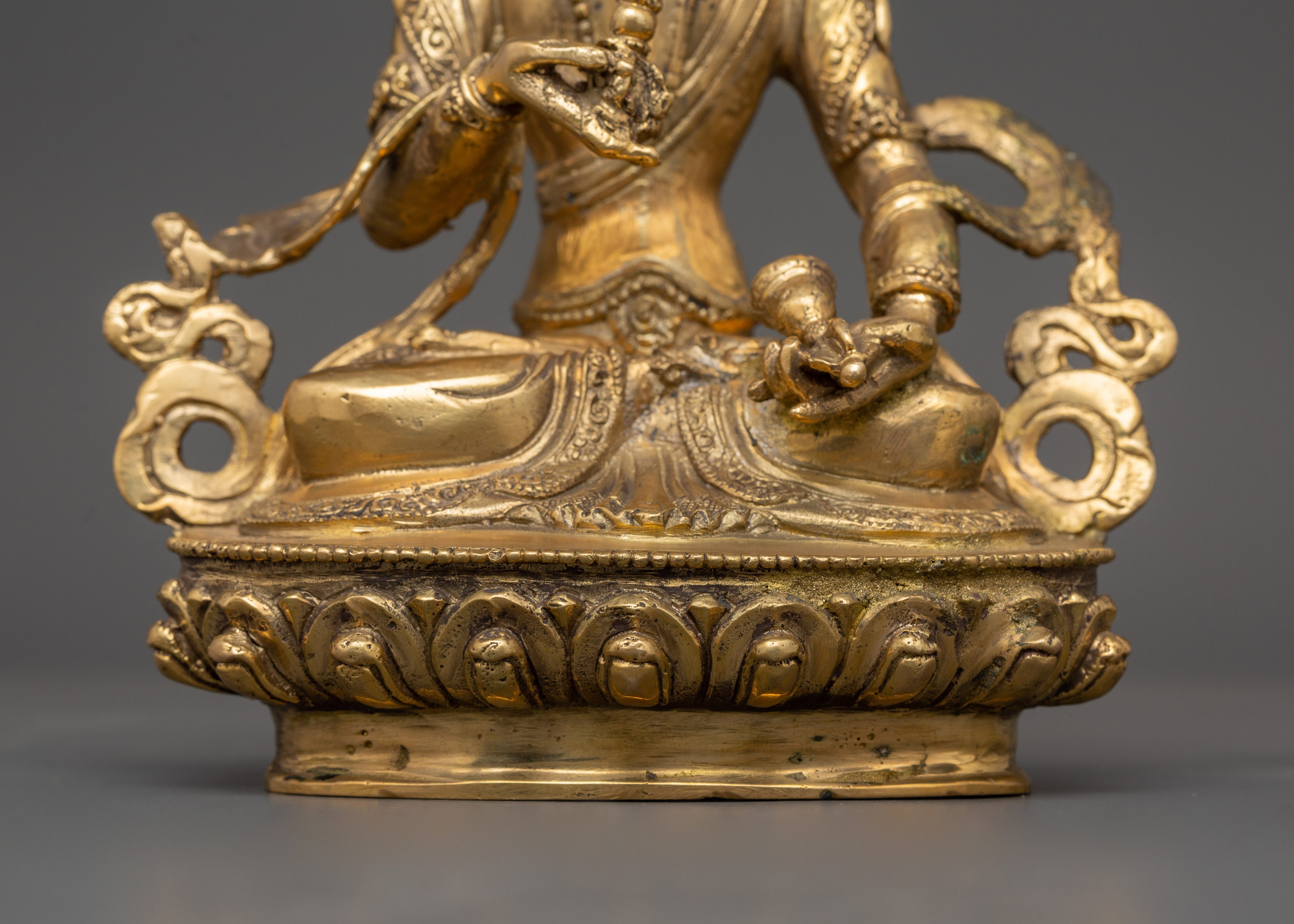 Brass Vajrasattva Sculpture | Handcrafted Buddhist Figurine