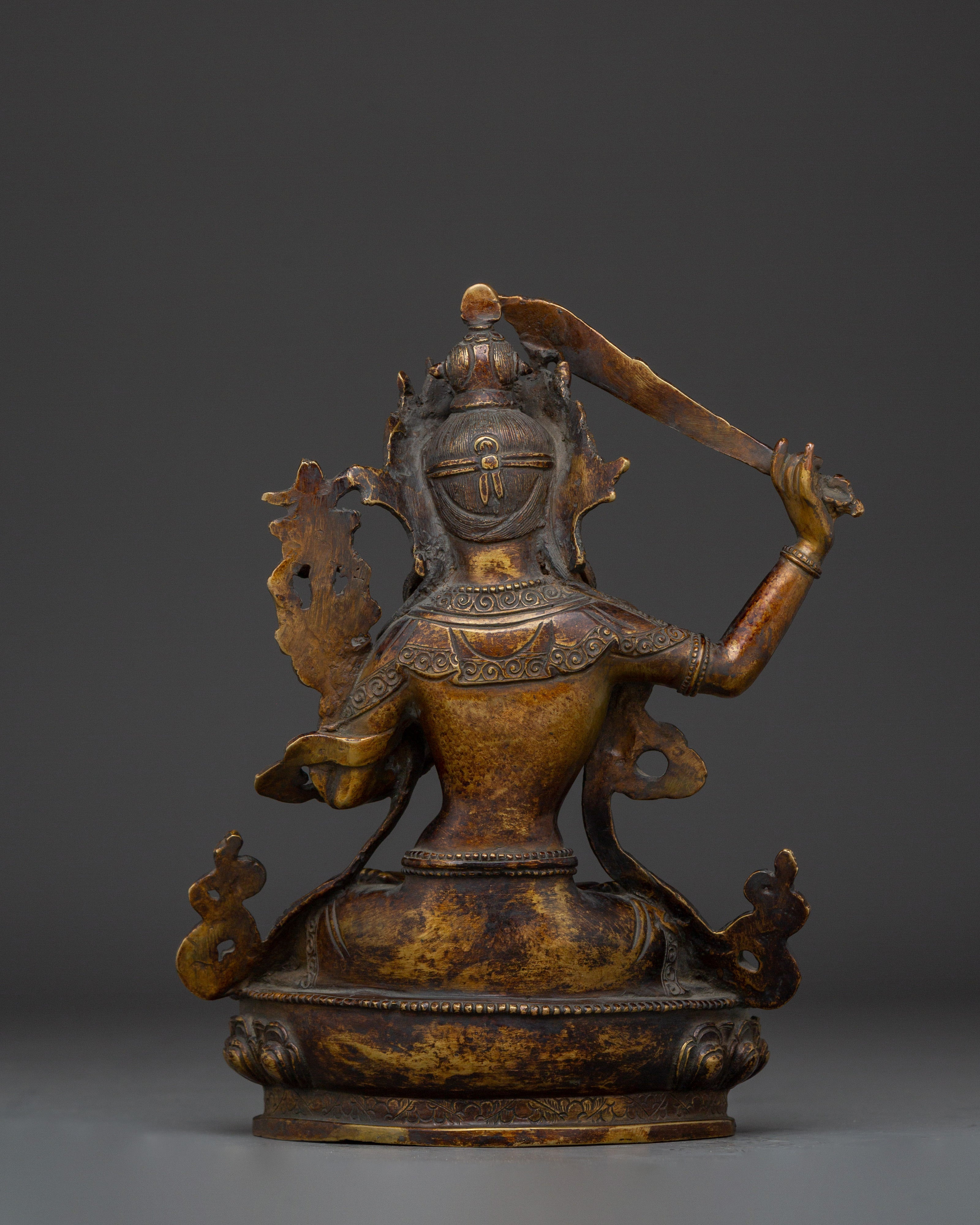Ultimate Wisdom Bodhisattva Manjushri Statue | Spiritual Decor for Meditation