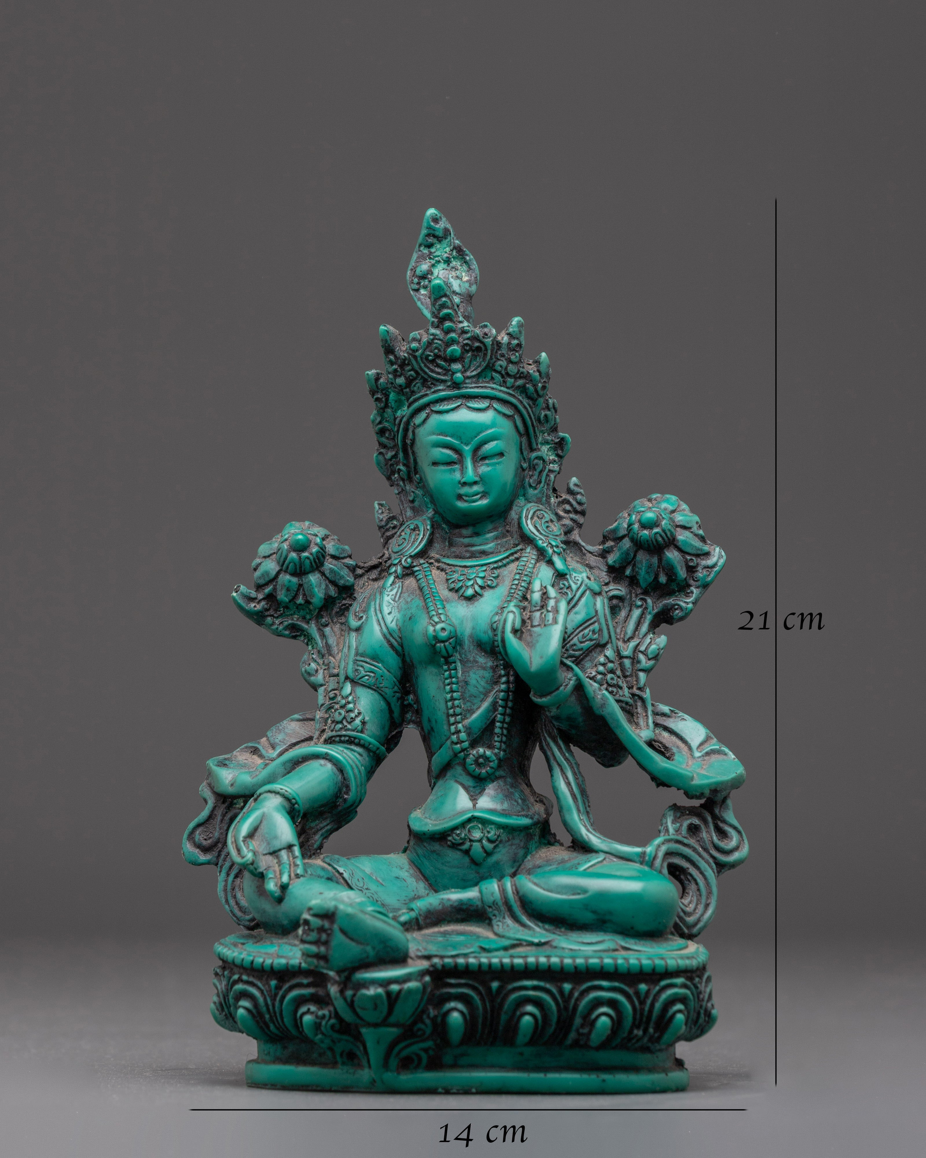 Spiritual Green Tara sculpture | Tibetan Goddess Tara Statue