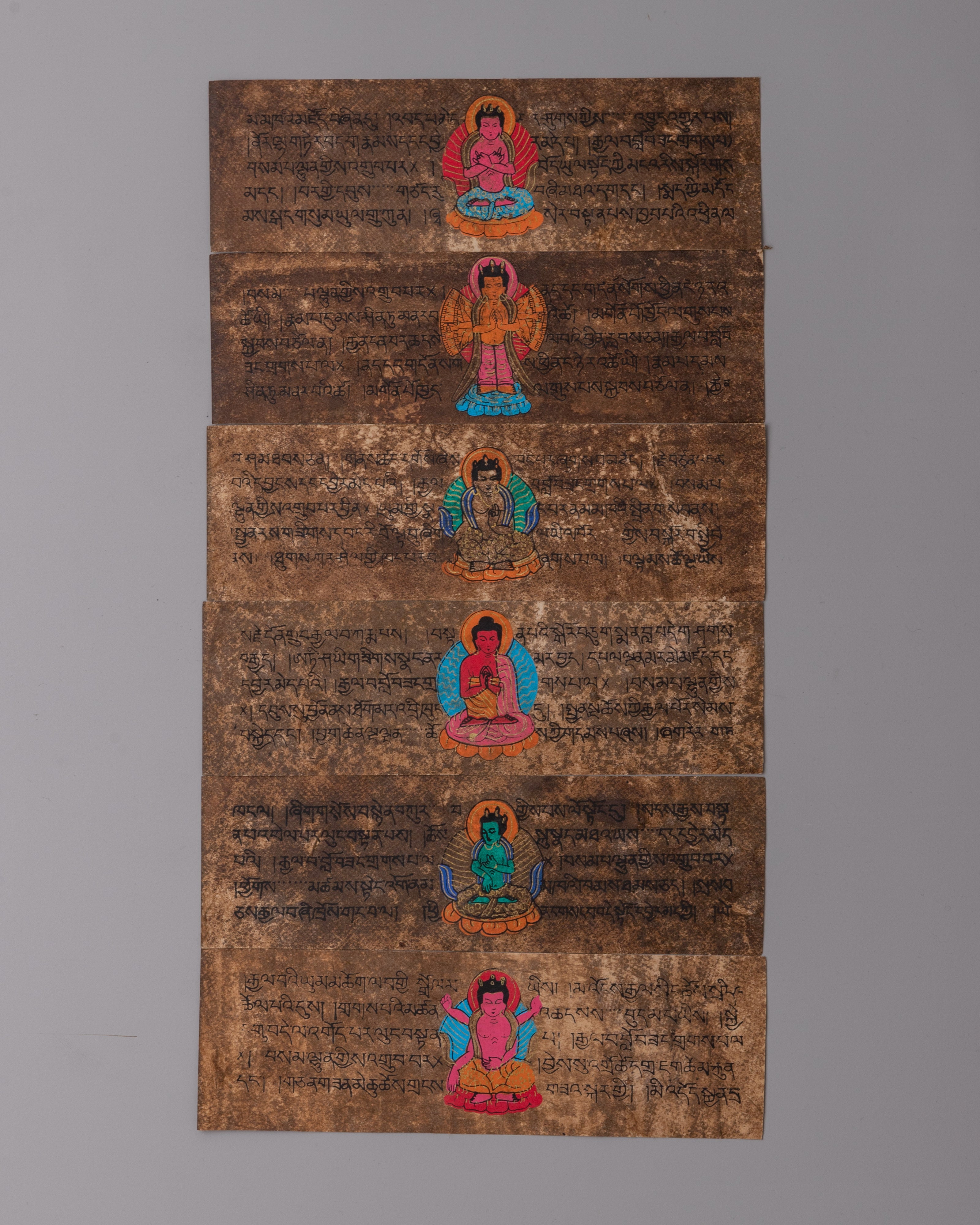 Handcrafted Gold-Plated Tibetan Book Cover | Buddhist Sacred Text Decor
