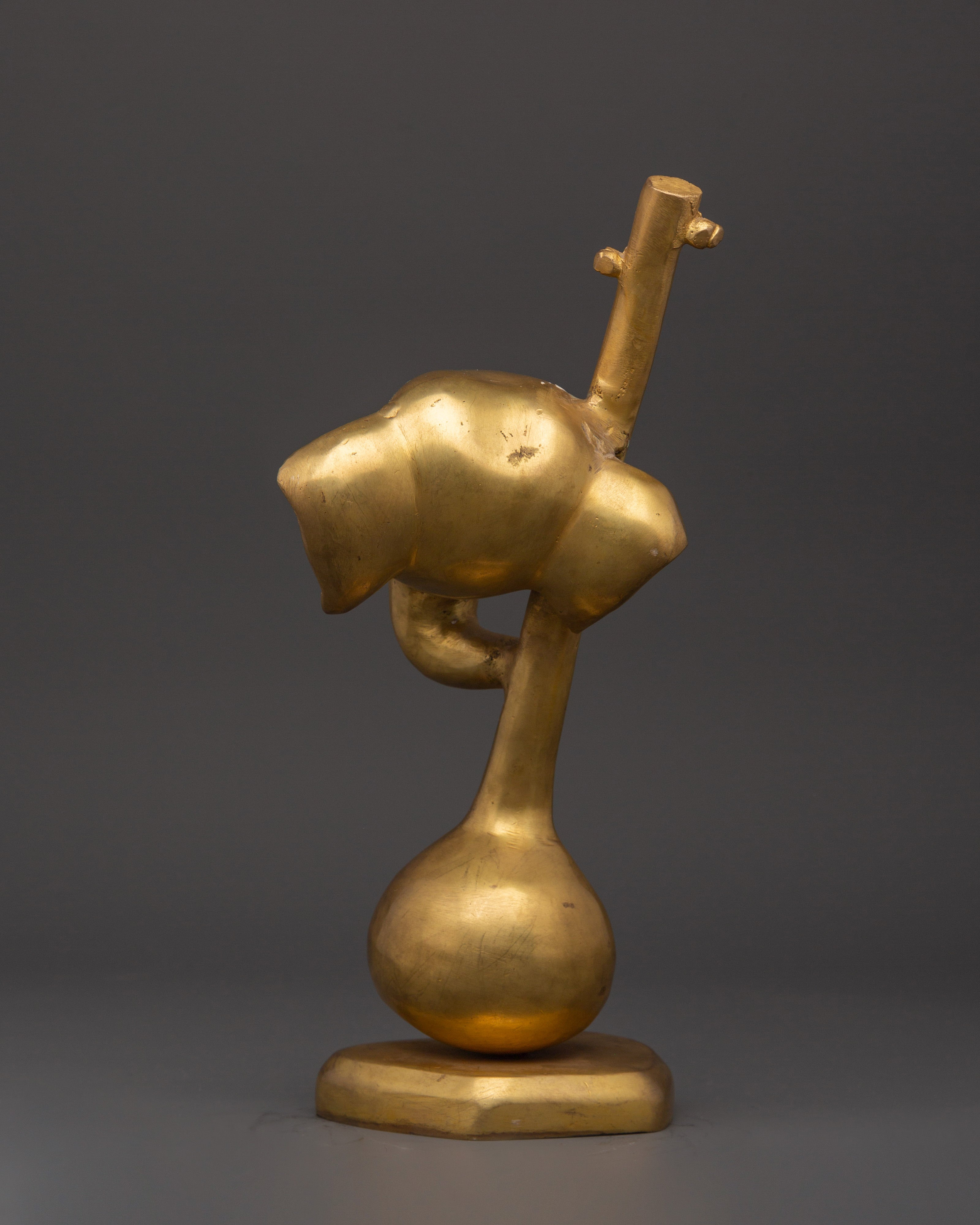 Traditional Ganesh Brass Statue | Handcrafted Hindu Deity