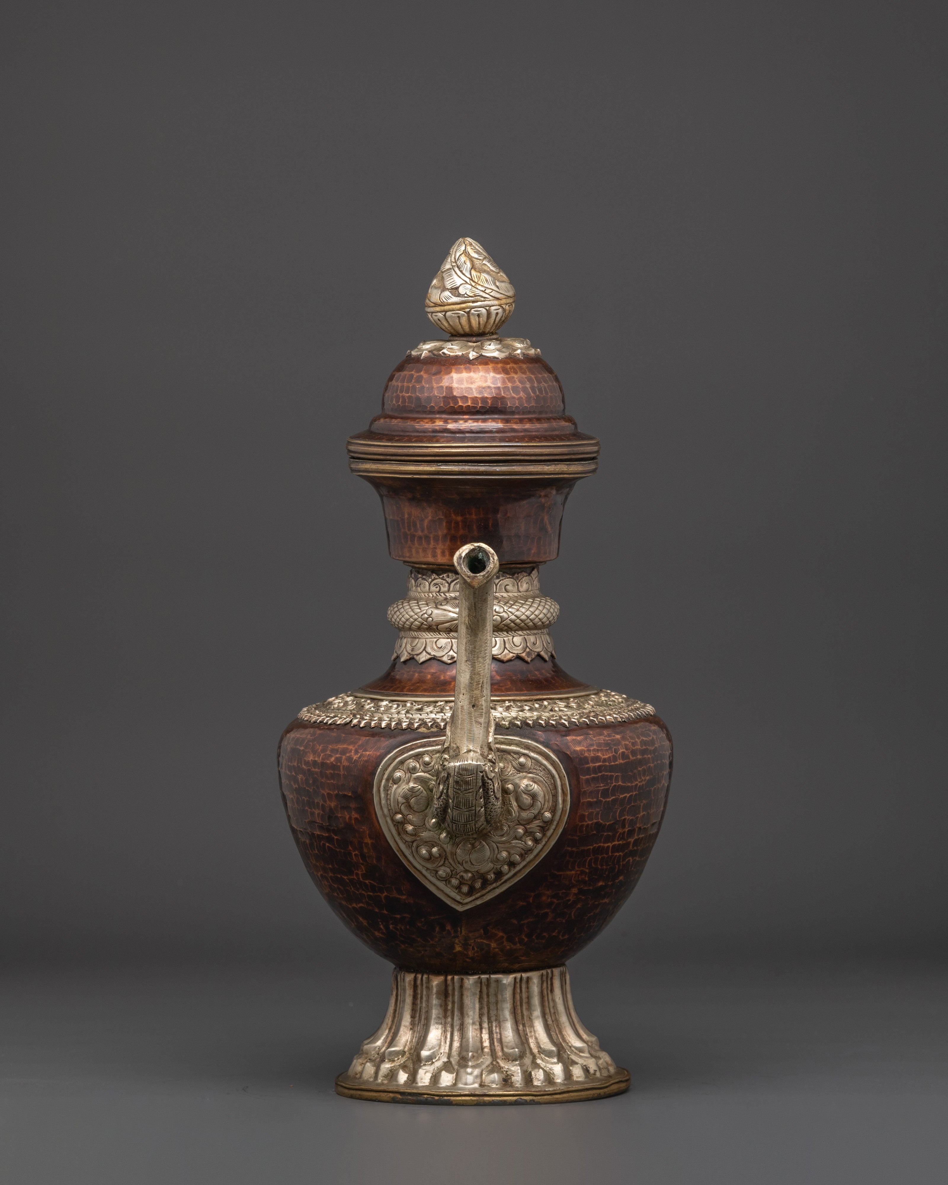 Handcrafted Copper Tea Pot | Traditional Tibetan Ritual Vessel
