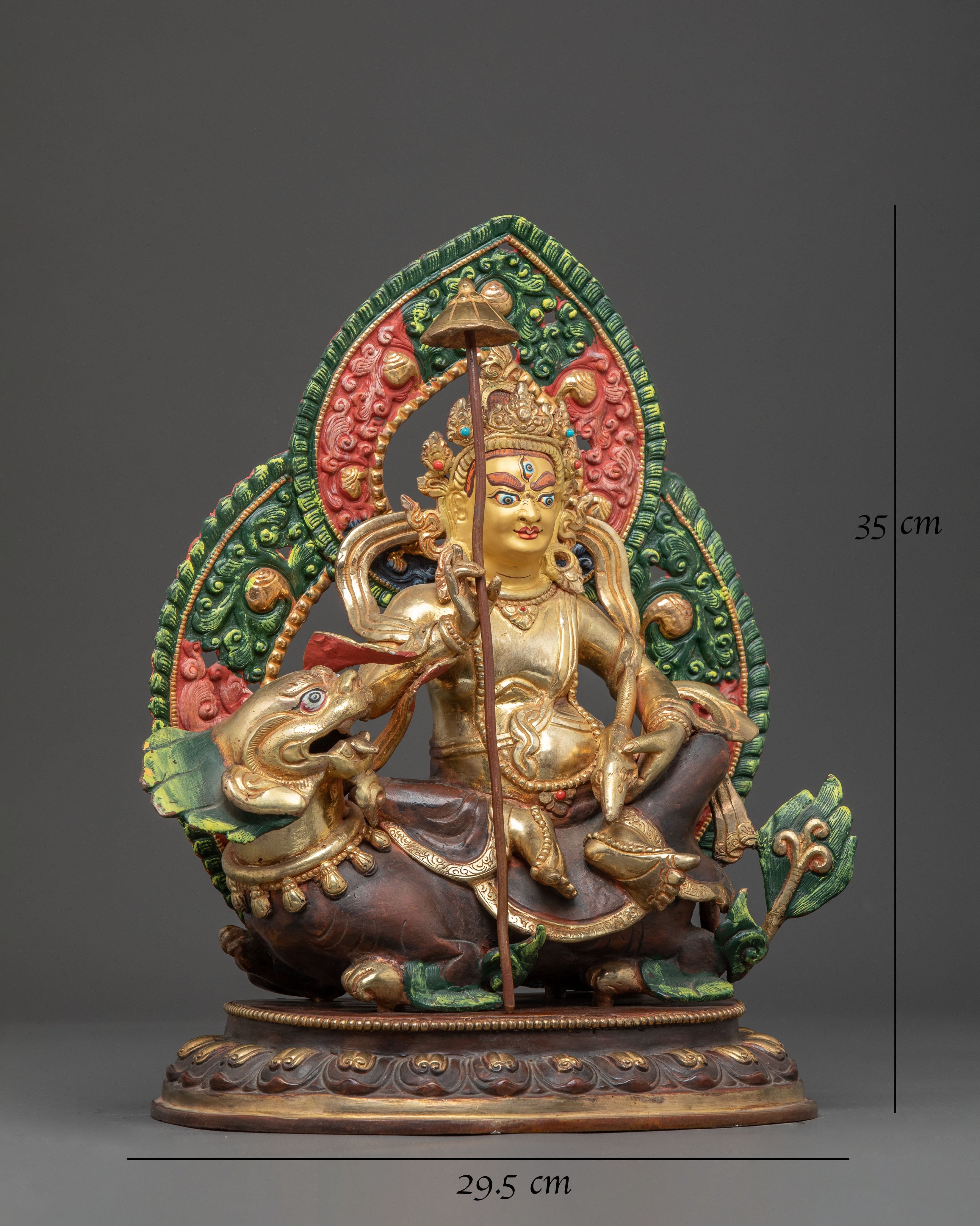 The Northern Guardian Namtoshe Statue | Tibetan Protector Deity Sculpture