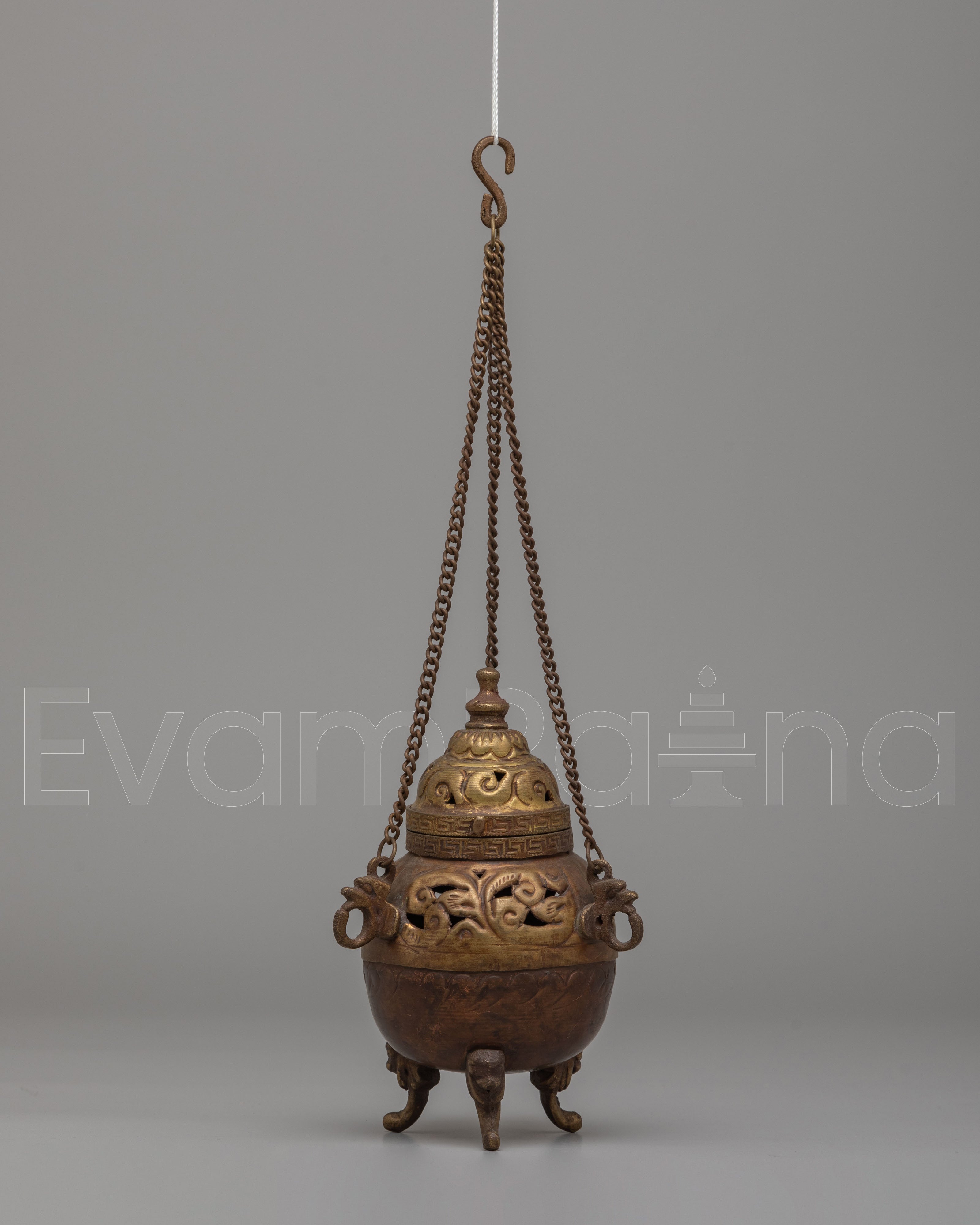 Ceremonial Incense Burner | Tibetan Ritual Offering Burner