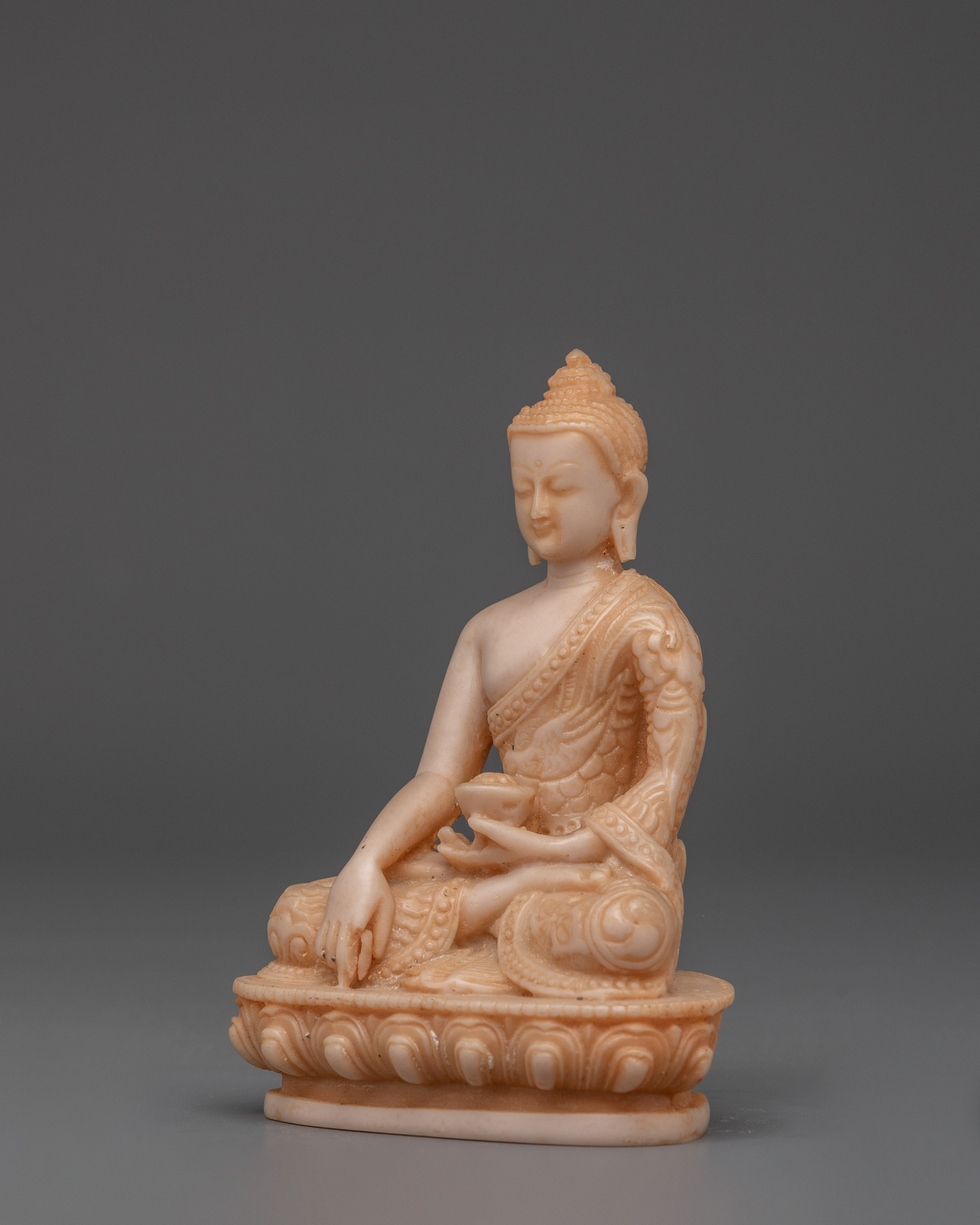 Meditating Shakyamuni Buddha Statue | Handcrafted Ceramic Spiritual Decor