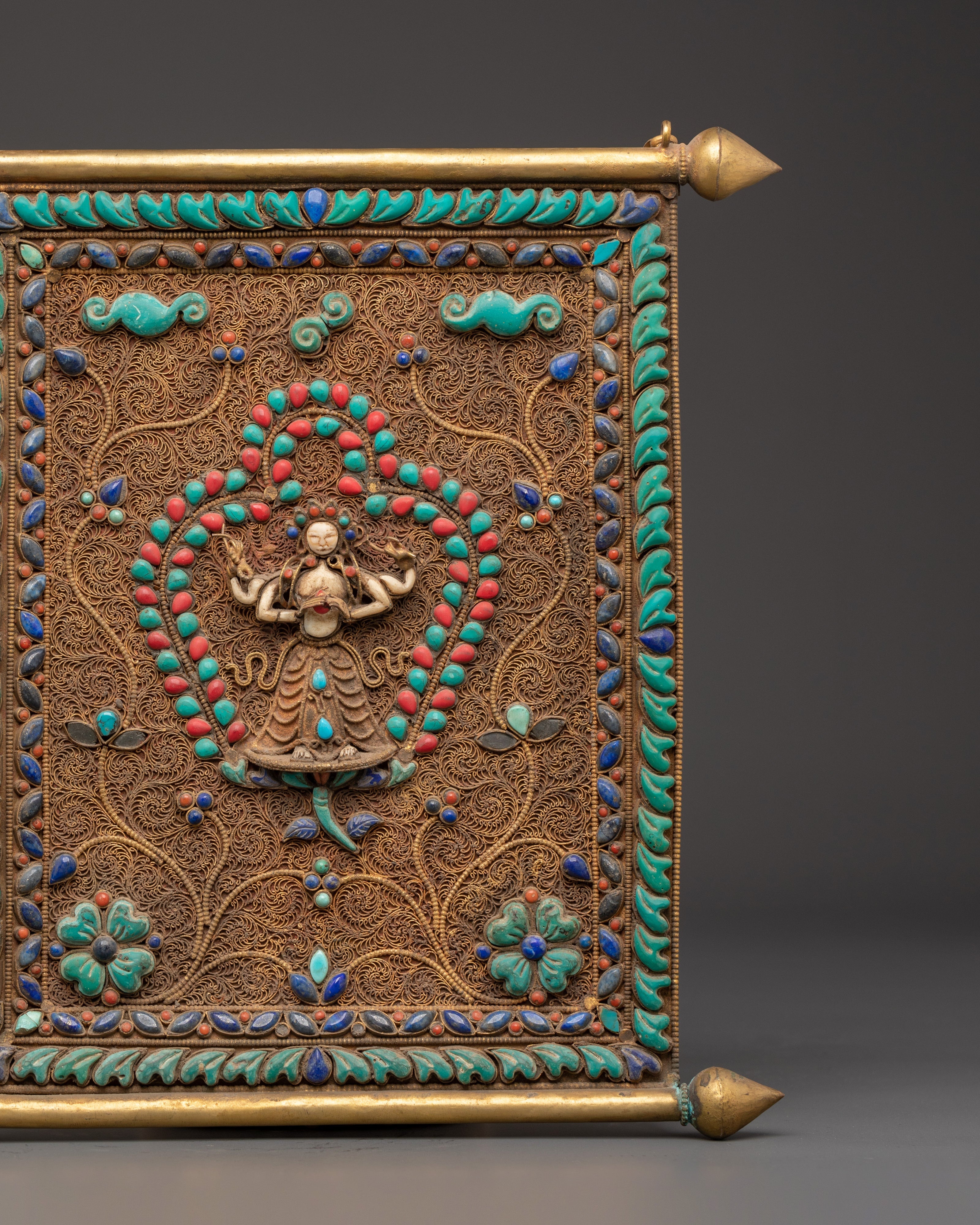 Handcrafted Copper Wall Hanging | For Sacred and Traditional Home Decor
