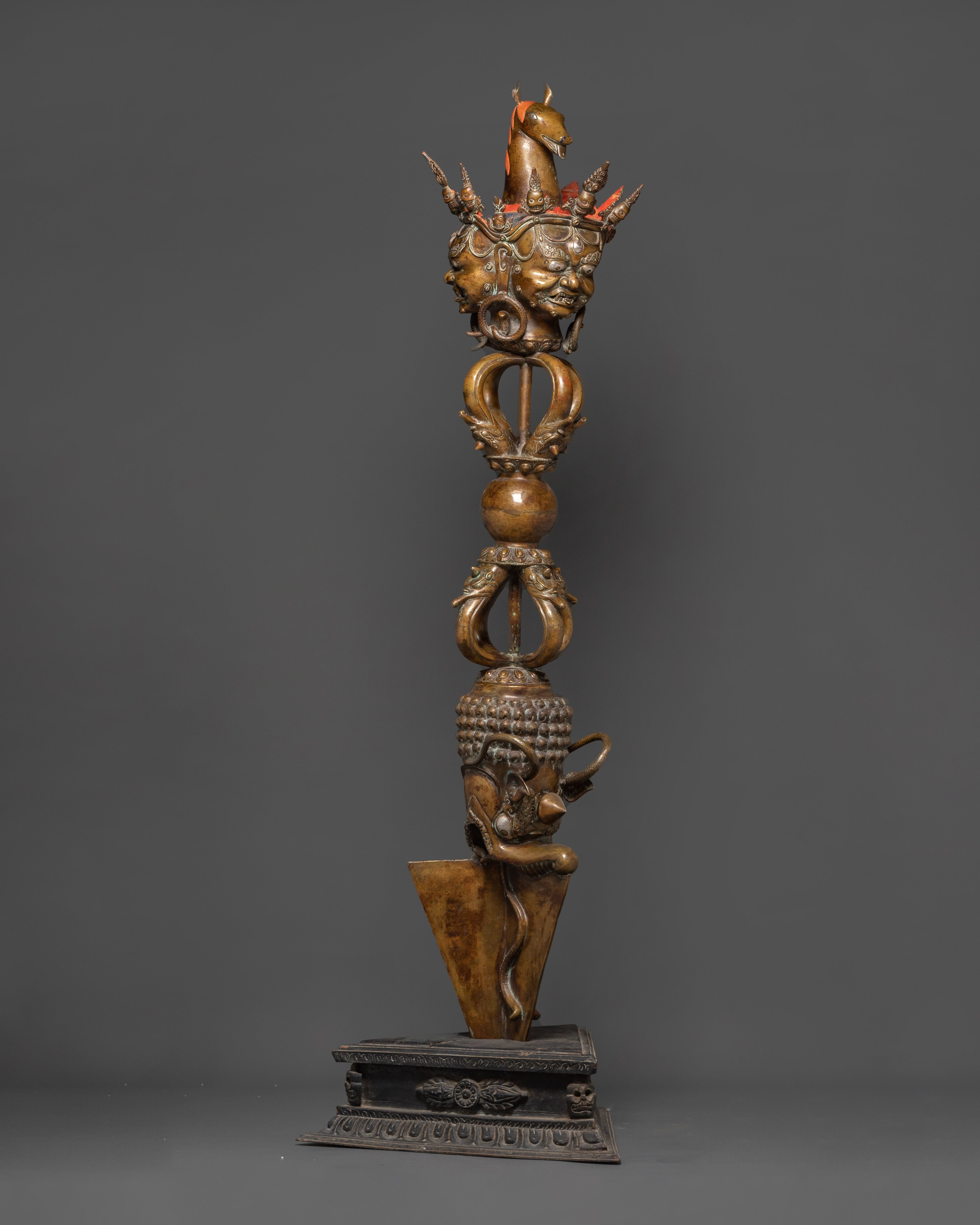 Copper Ceremonial Phurba | Sacred Spiritual Tool for Rituals
