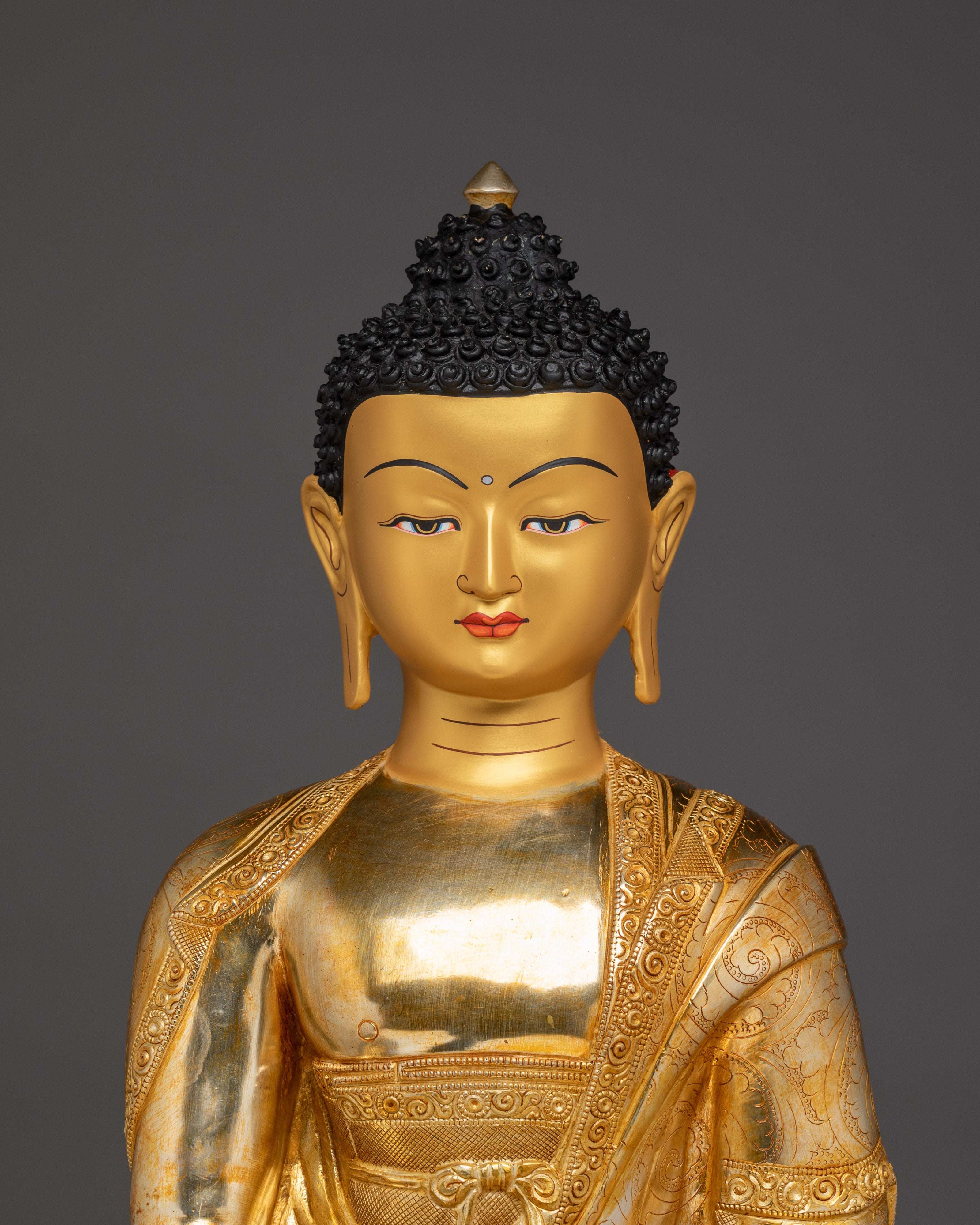 Tibetan Gautama Buddha Sculpture | Enlightenment Symbol