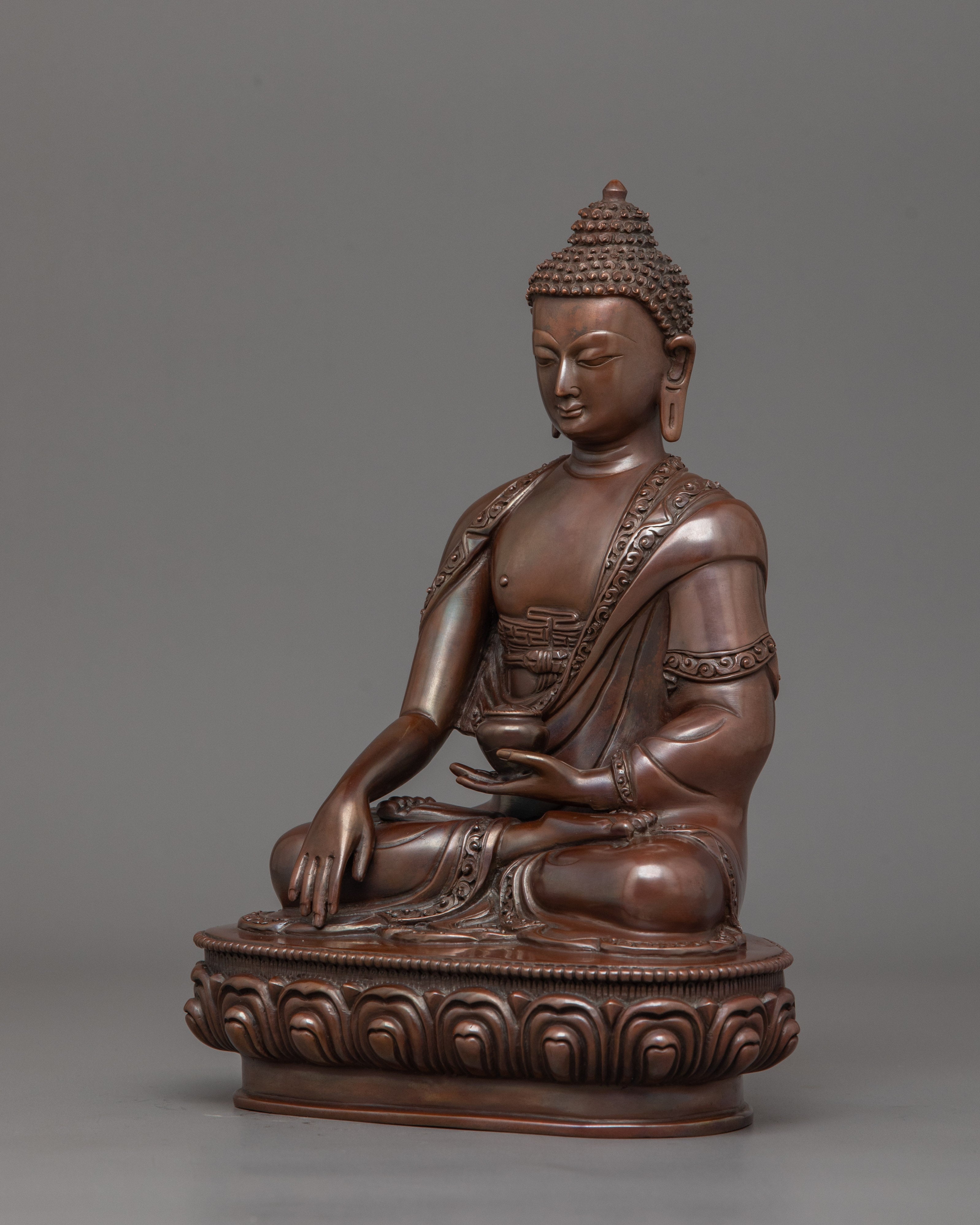 Enlightened Buddha Shakyamuni Statue for Meditation | Symbol of Serenity