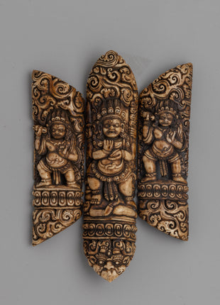Hand-Carved Mahakala Set 