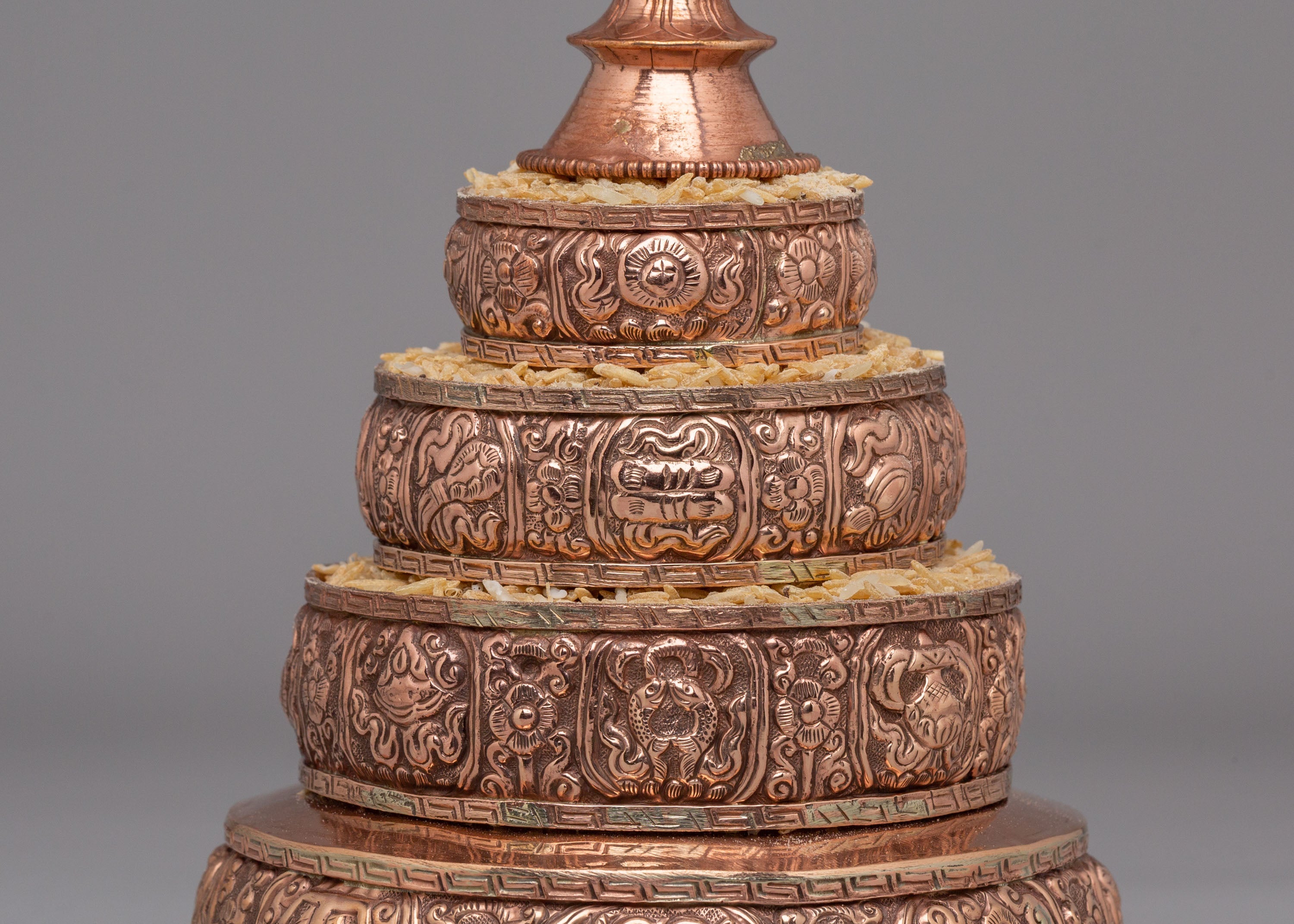 Himalayan Altar Mandala Offering | Handcrafted Ritual Plate for Sacred