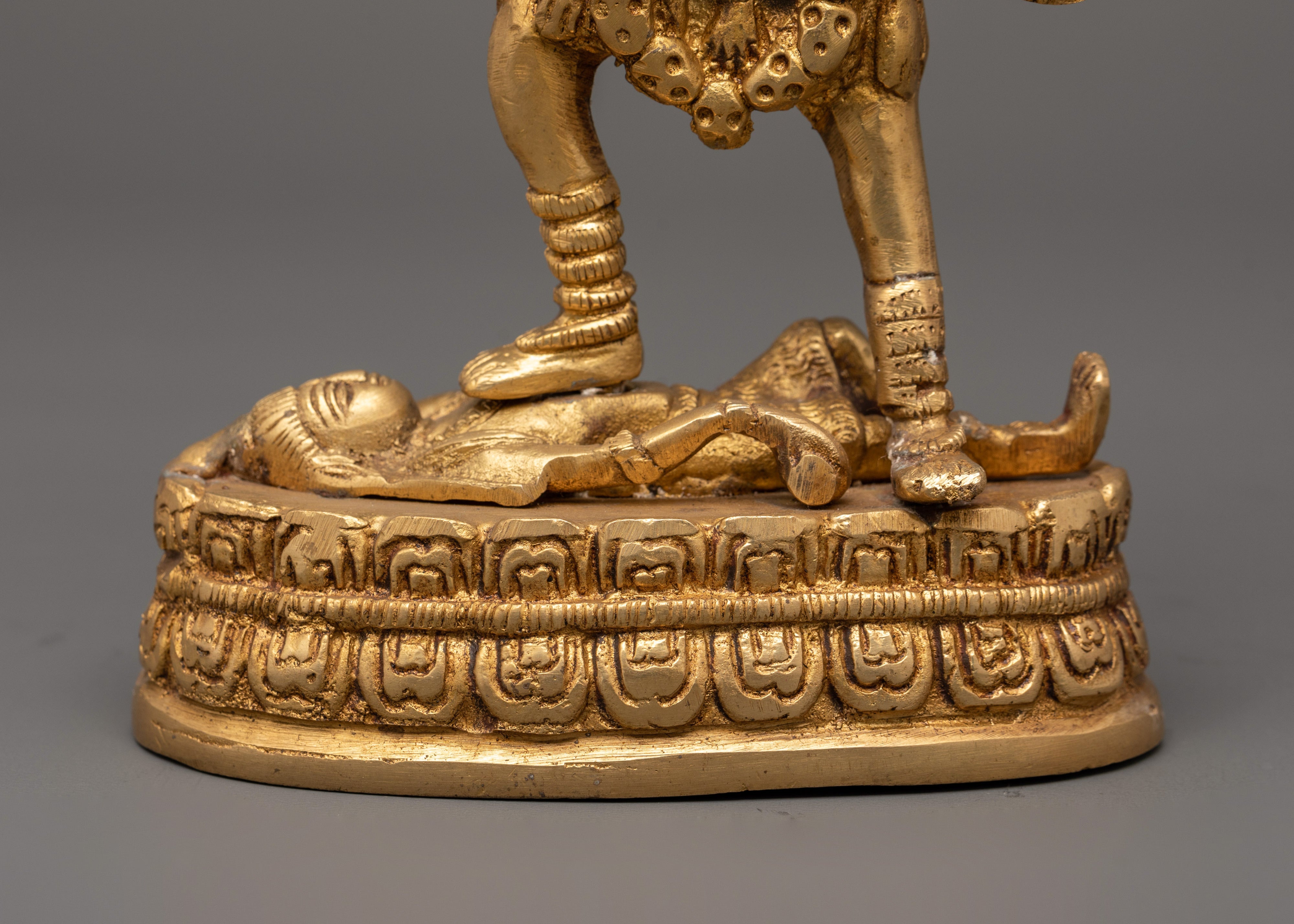 Handcrafted Brass Mahakali Statue | Tantric Deity Idol for Transformation