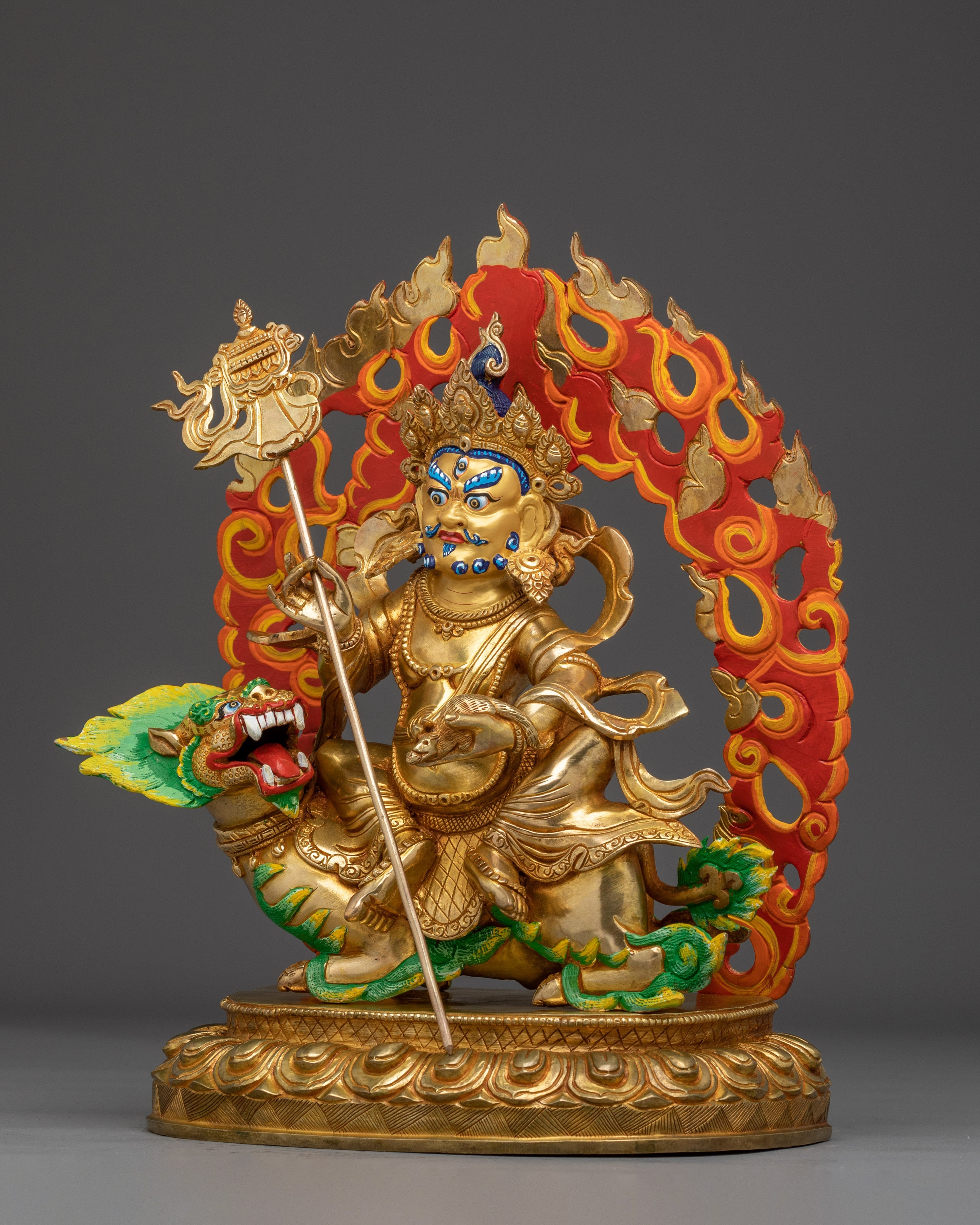 Guardian King Namtoshe Statue | Tibetan God of Wealth