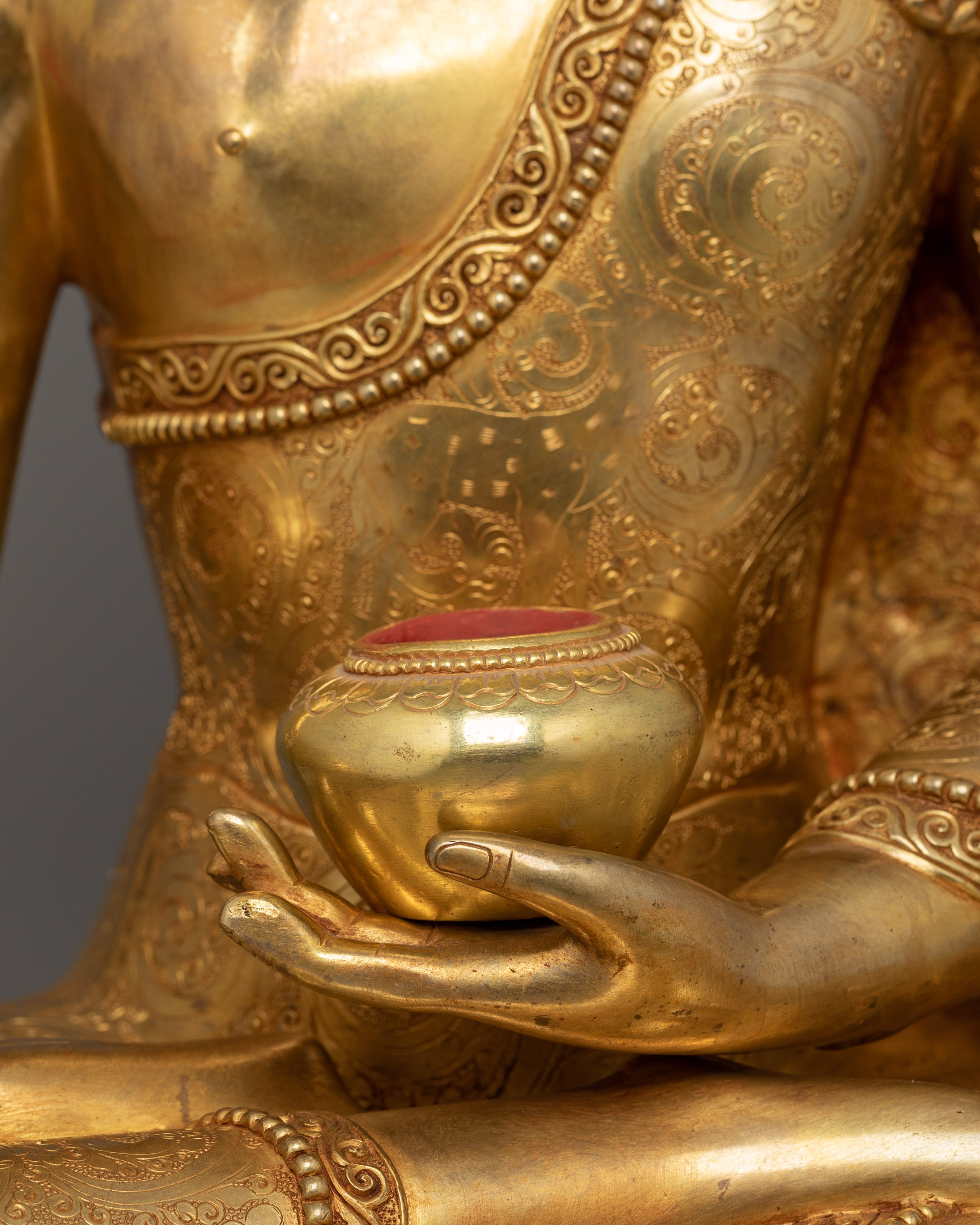 Enlightened Guru Buddha Shakyamuni Statue | Symbol of mindfulness practice