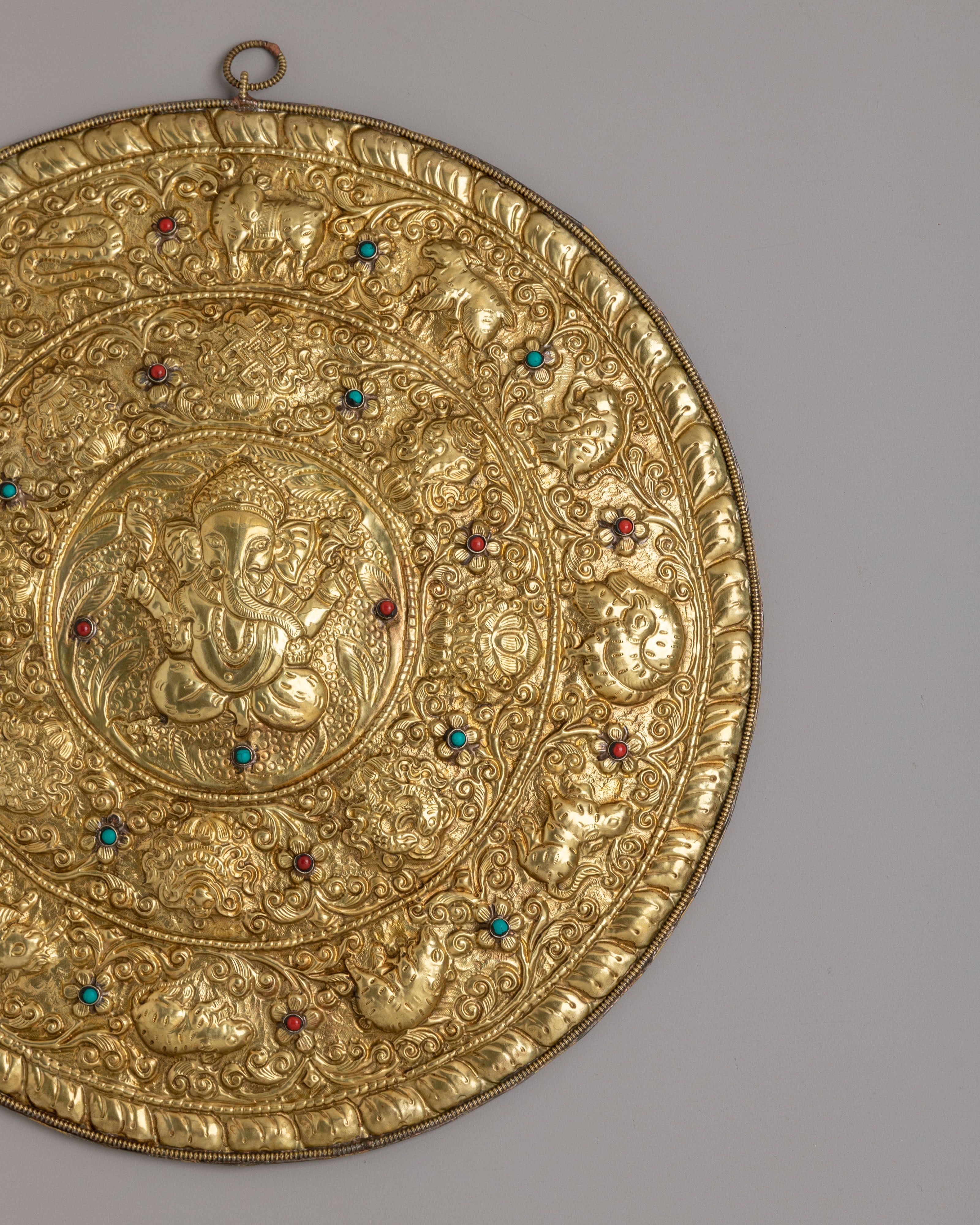 Ganesha Mandala Wall Hanging | Spiritual Artwork for Home Decor