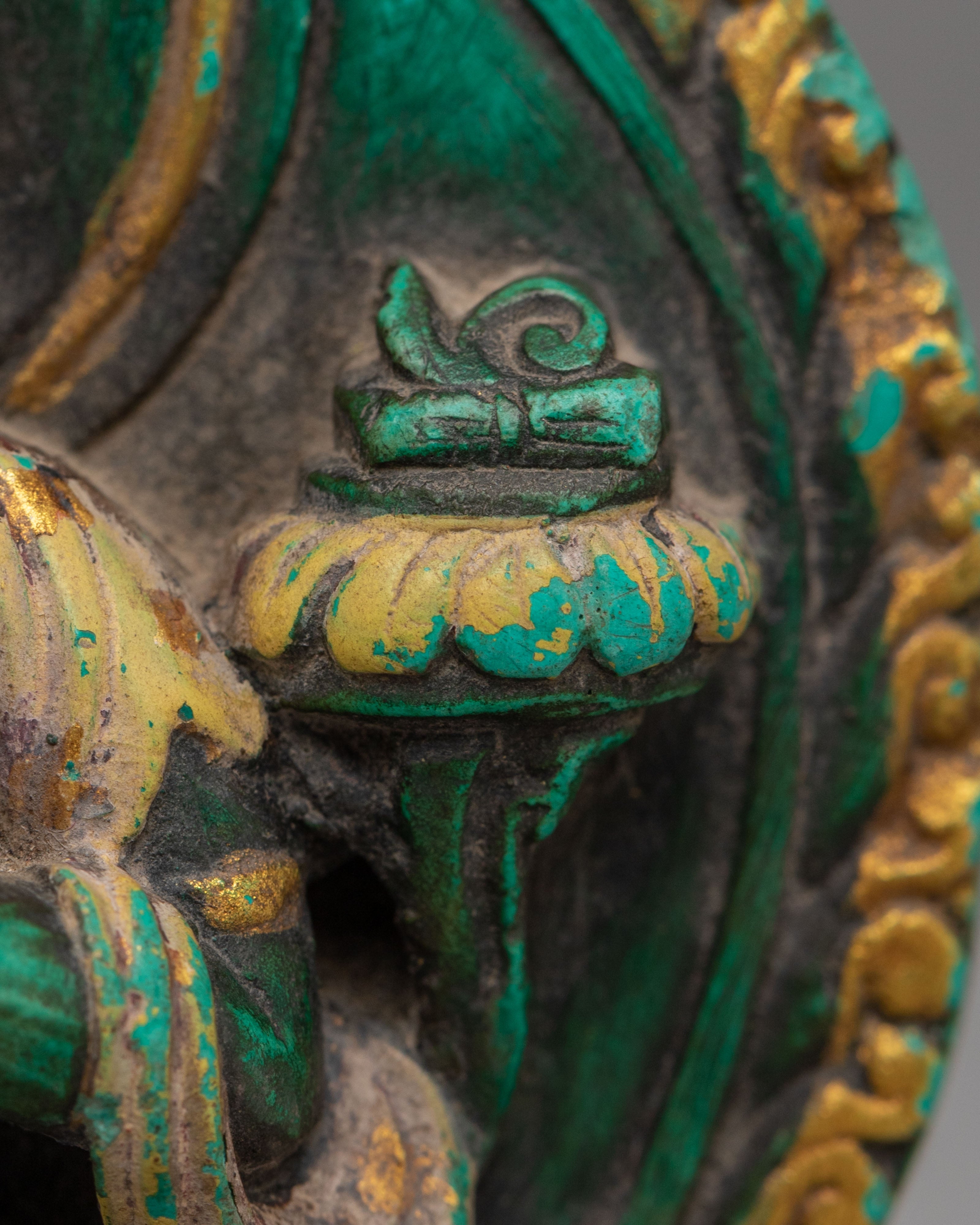 Handcrafted Sacred Manjushri Sculpture | Bodhisattva of Wisdom