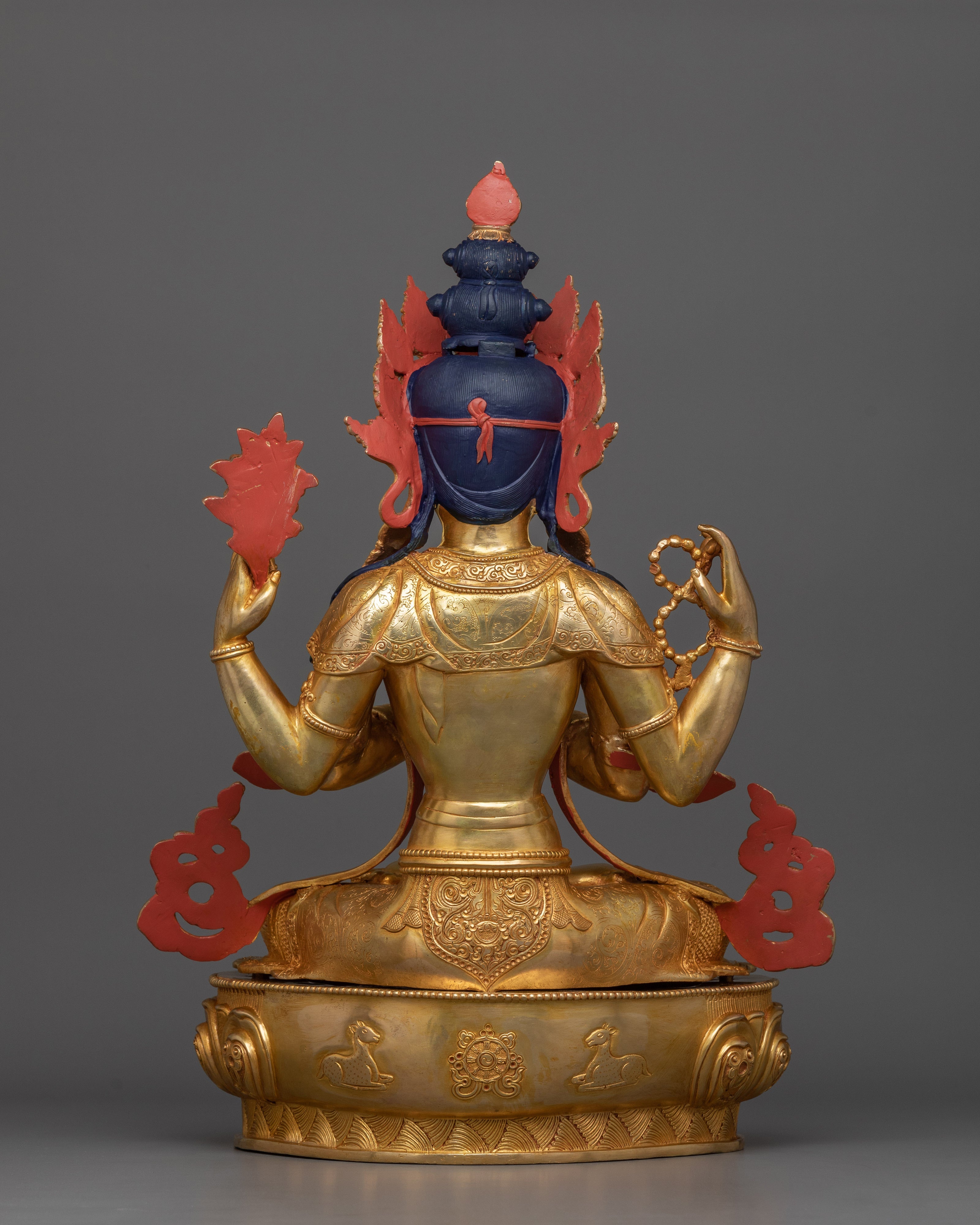 Handmade Chenrezig Sculpture | Buddha of Healing and Universal Love
