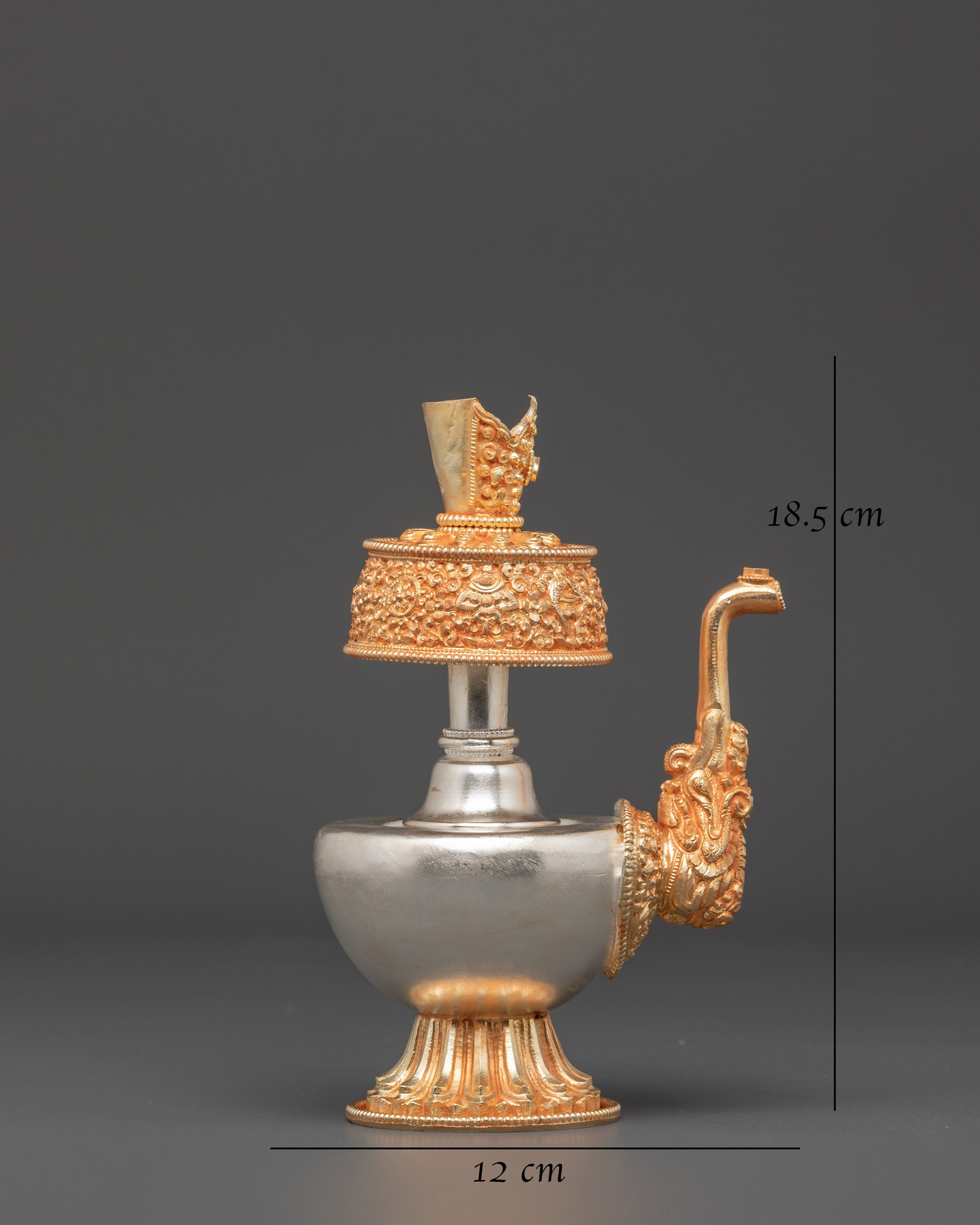 Gold And Silver Plated Bhumba | Water Offering Vassel