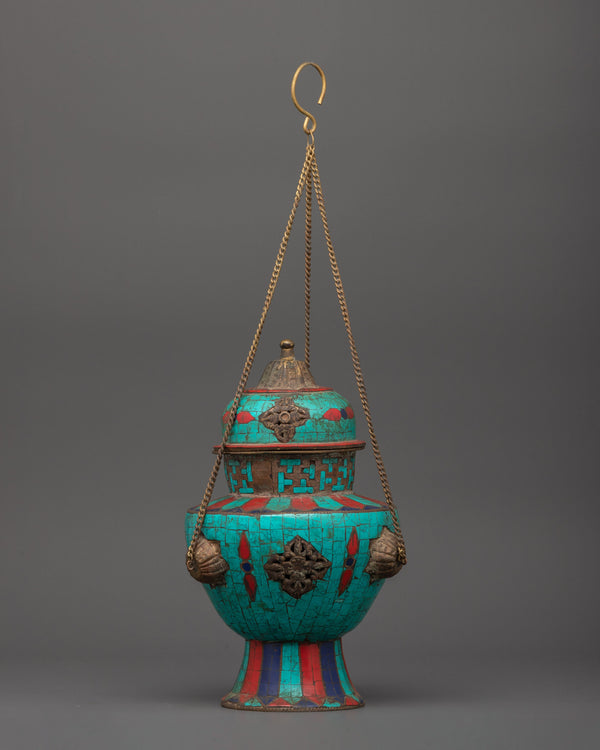 Tibetan Hanging Incense Burner 