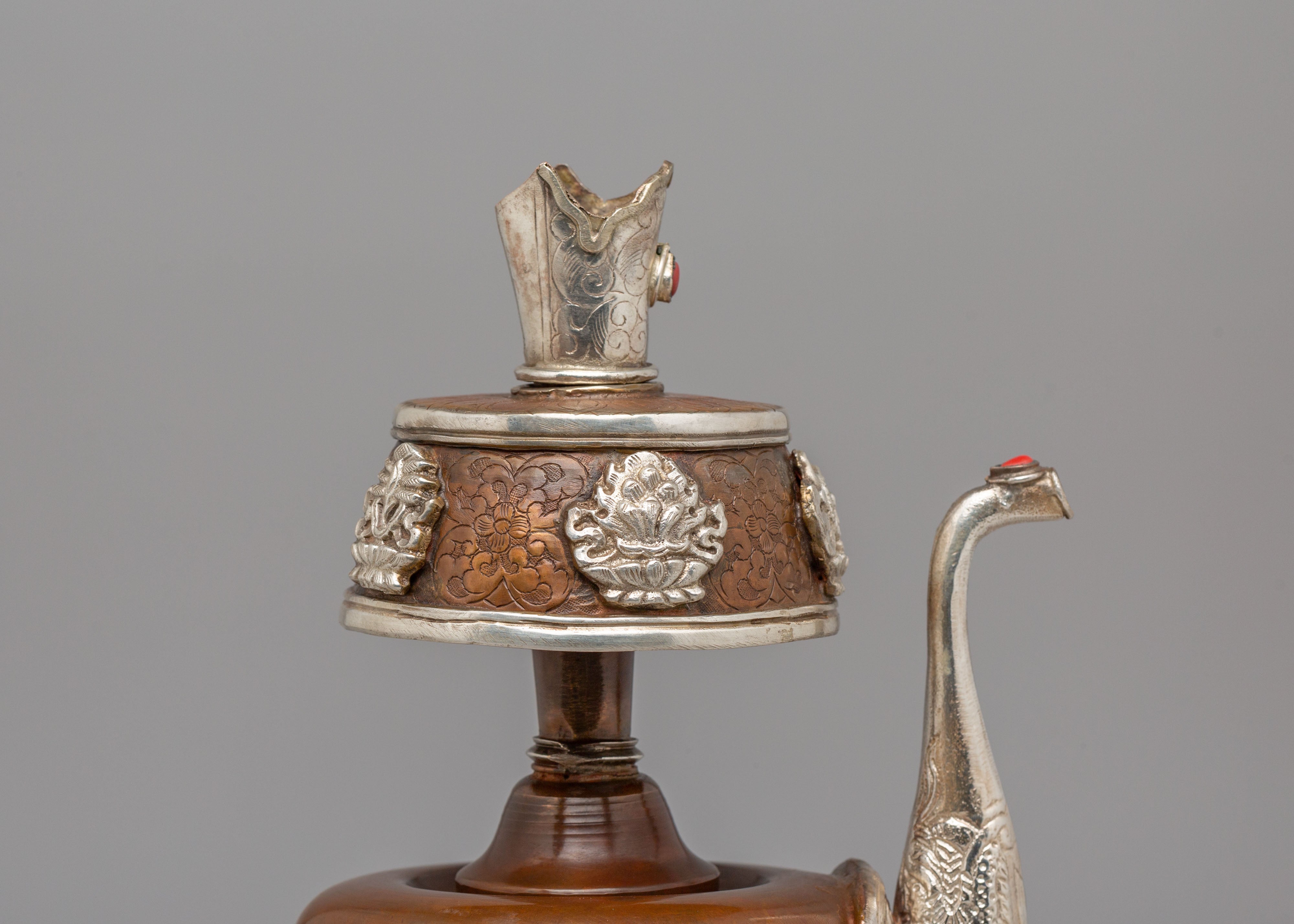 Sacred Himalayan Ceremonial Bhumba | Traditional Ritual Vessel for Puja