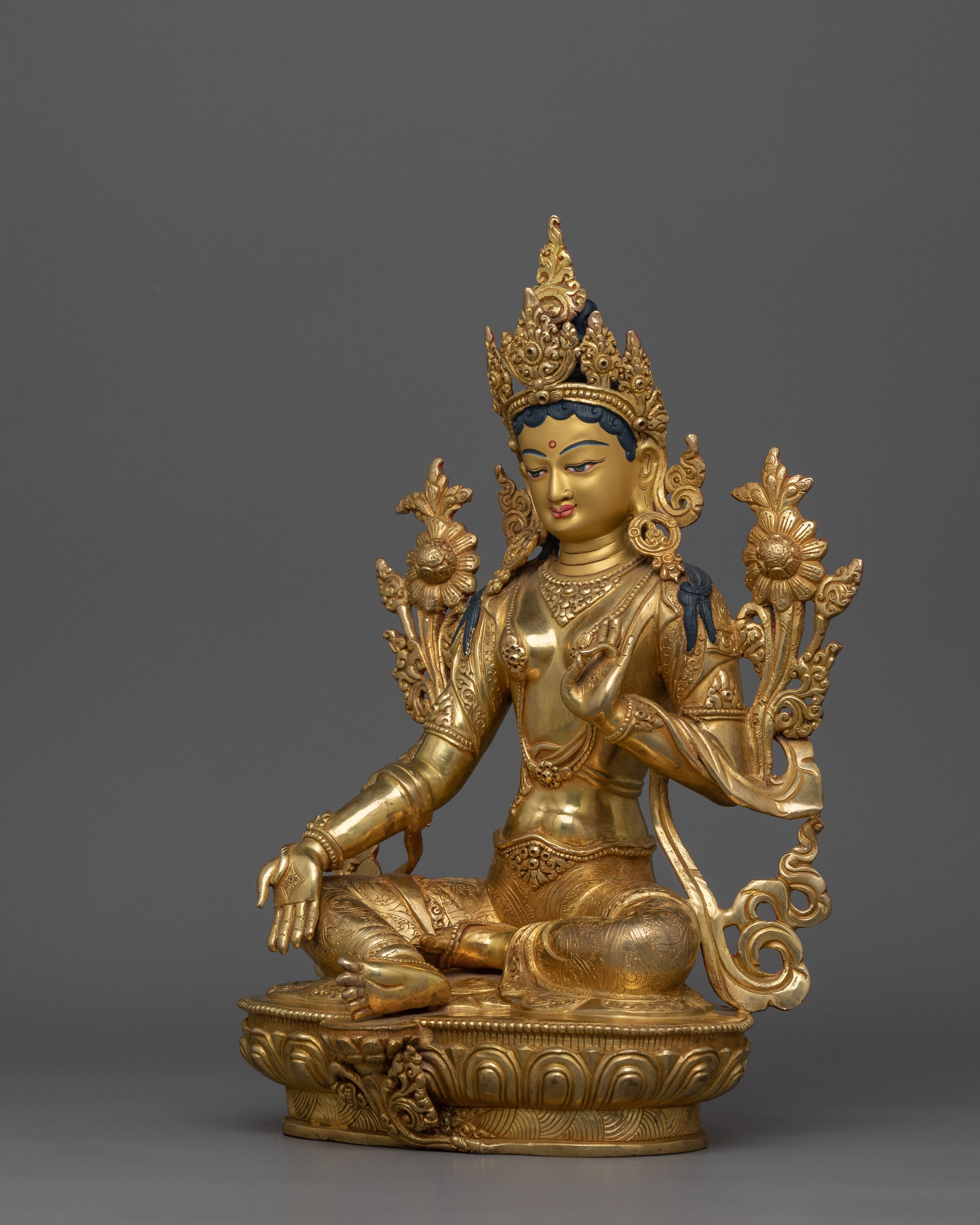 Swift Liberator Green Tara Statue | The Mother of Compassionate Action