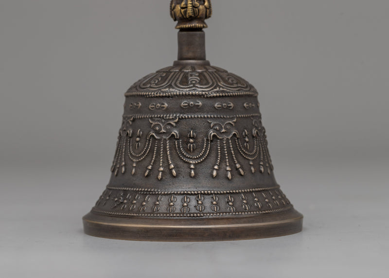 Tibetan Buddhist Bell and Vajra | Symbol of Wisdom and Compassion in Buddhist Practice