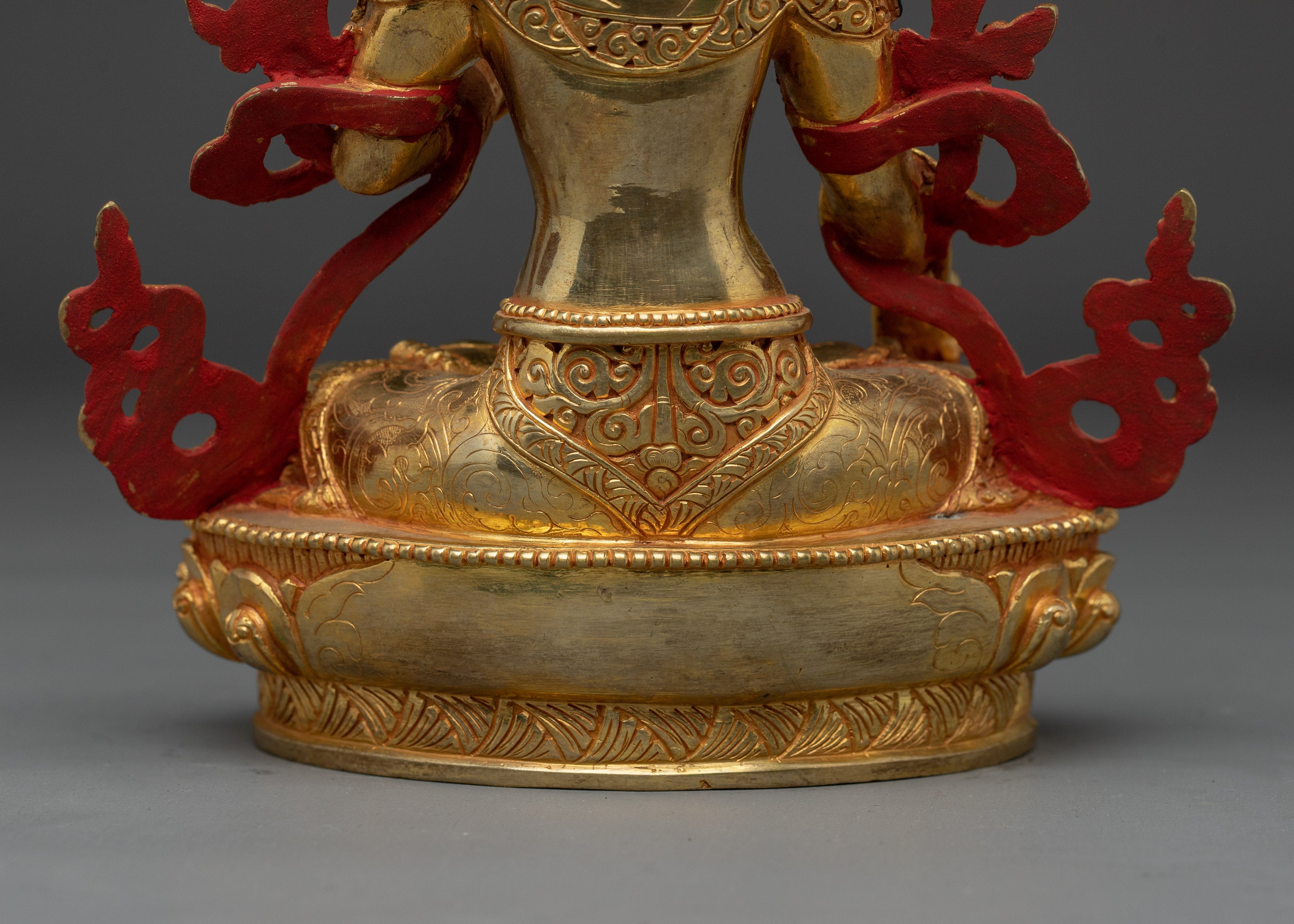 Serene White Tara Sculpture For Meditation - The White Liberator | Mother of Liberation